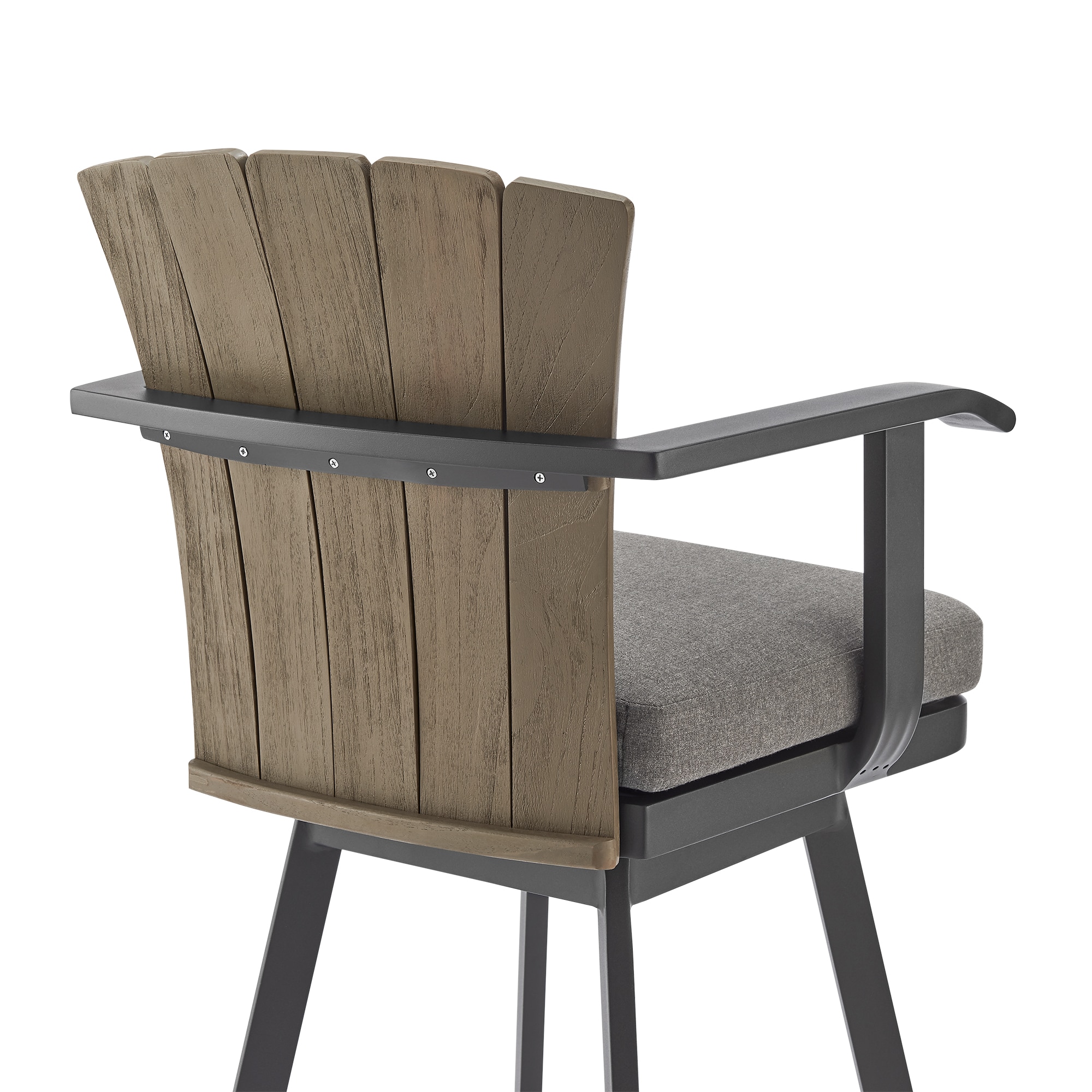 Armen Living LCHABABLKCH30 stools - View #3