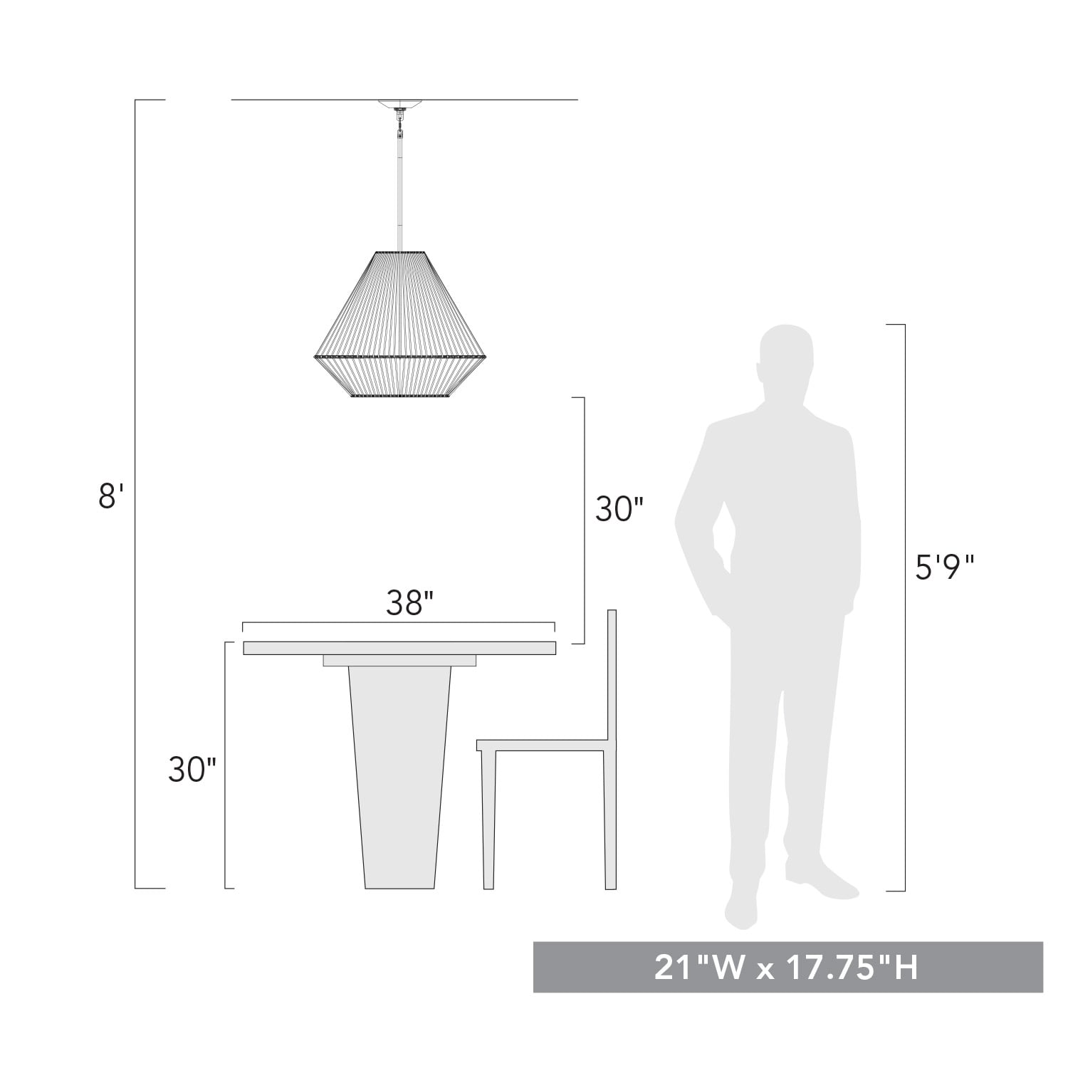 Golden Lighting 6937-4P BLK-NR Pendant-Lights - View #6