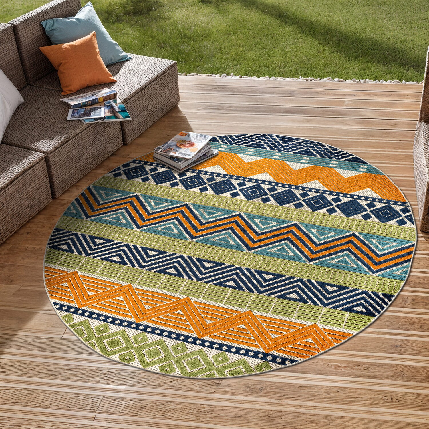 World Rug Gallery 5559MULTI8RND rugs - View #2