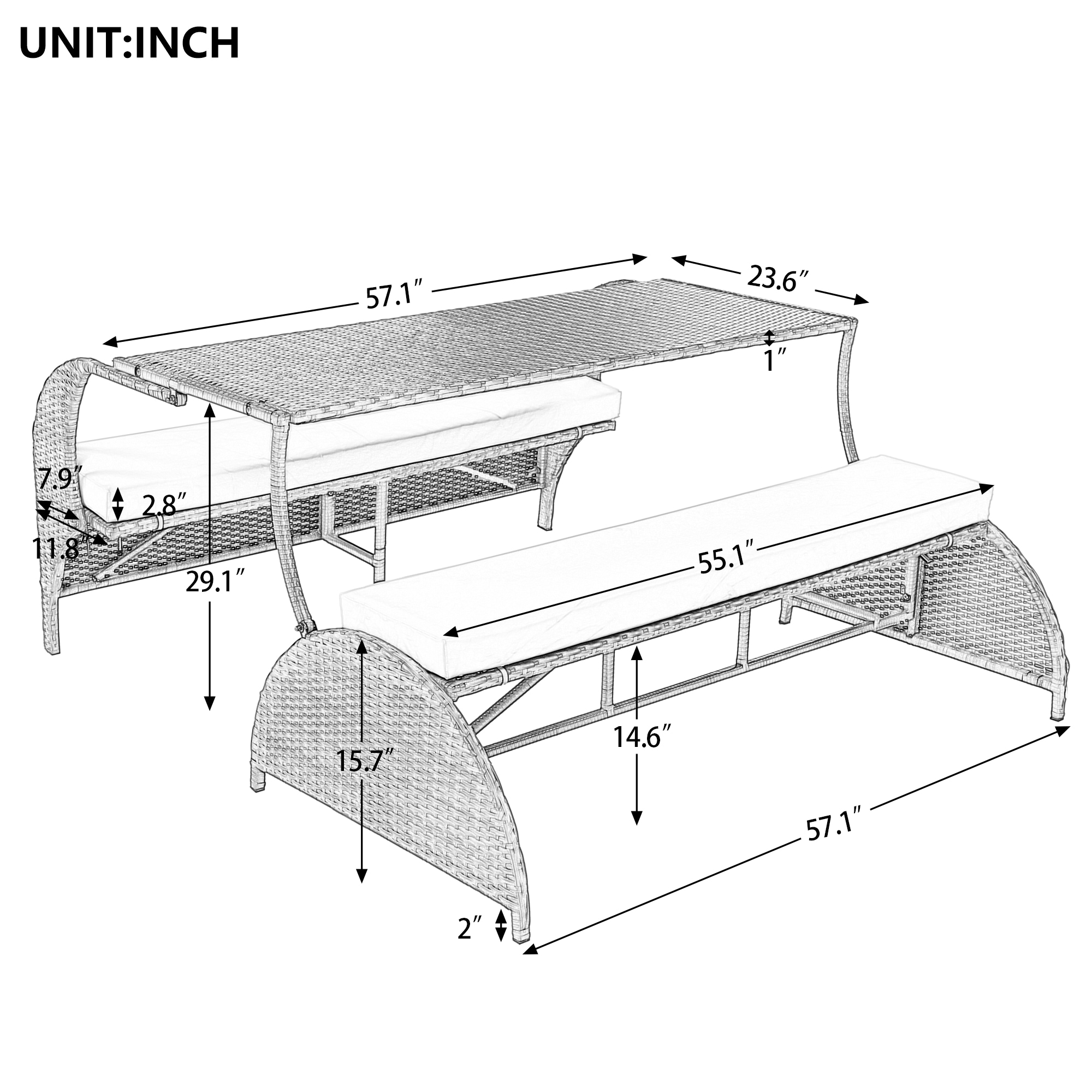 JIMSMAISON BOUSPD06GR Patio-Dining-Sets - View #11