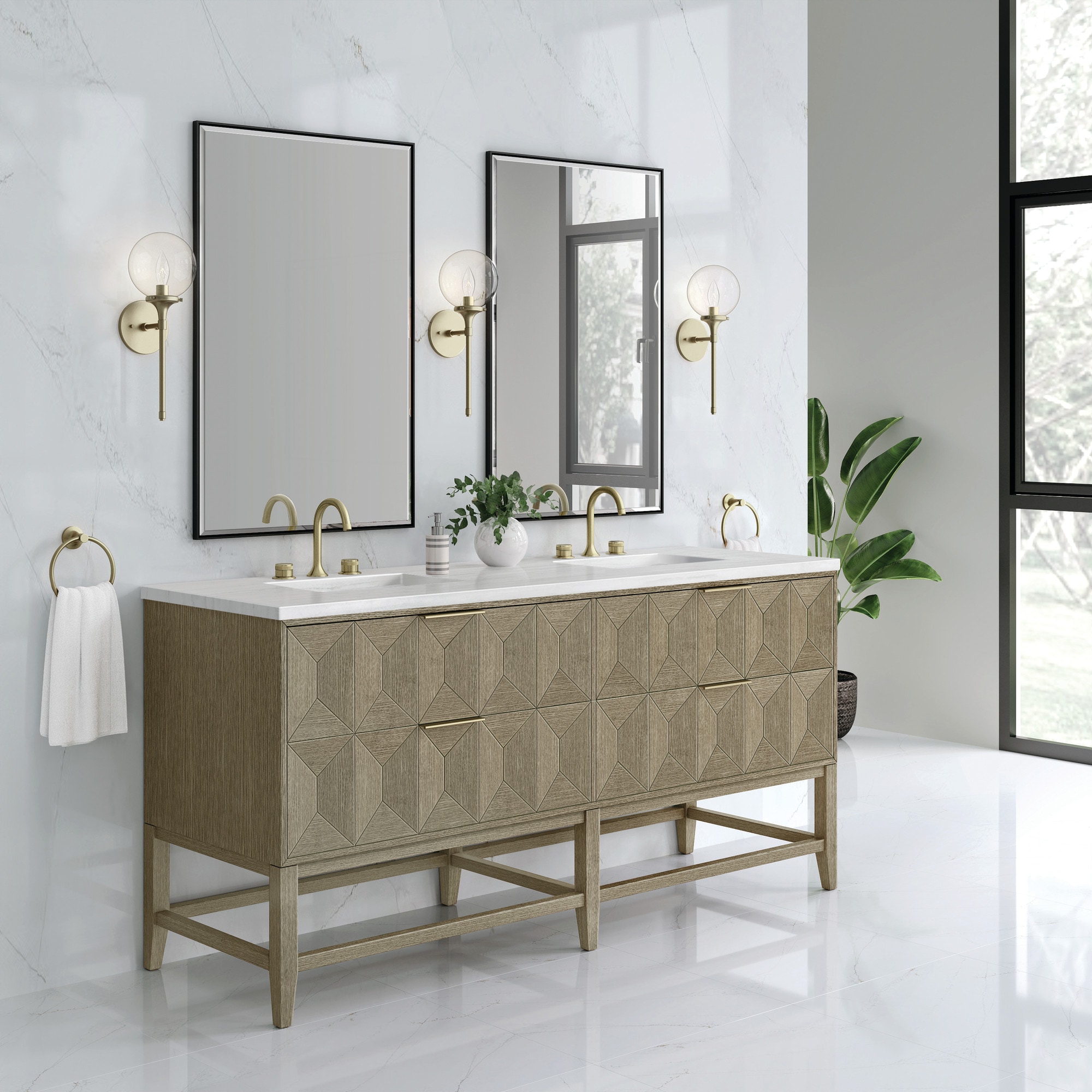 James Martin Vanities D100-V72-PBO-3AF Bath-Vanity-Combo - View #4