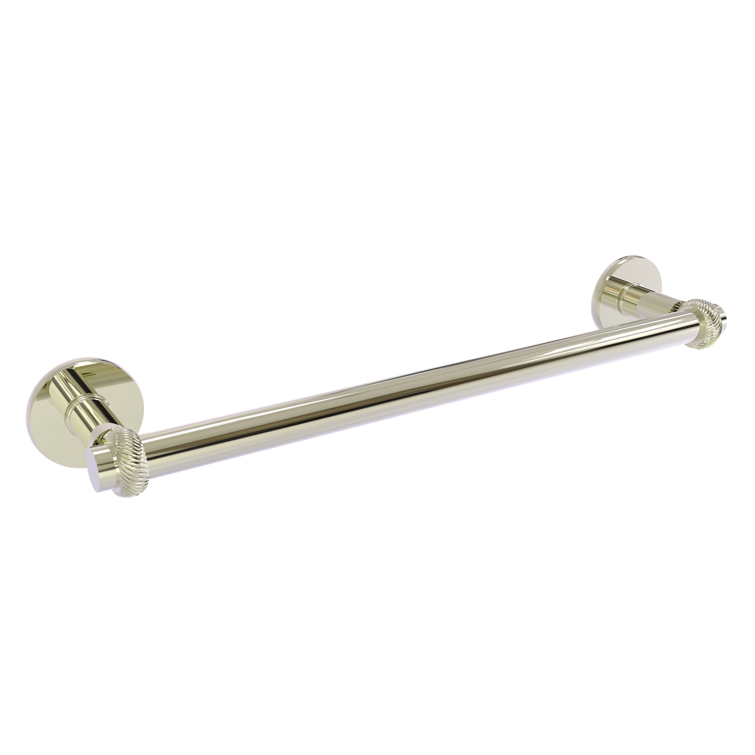 Allied Brass 2051T/24-PNI Continental 24-in Polished Nickel Wall mount Single Towel Bar