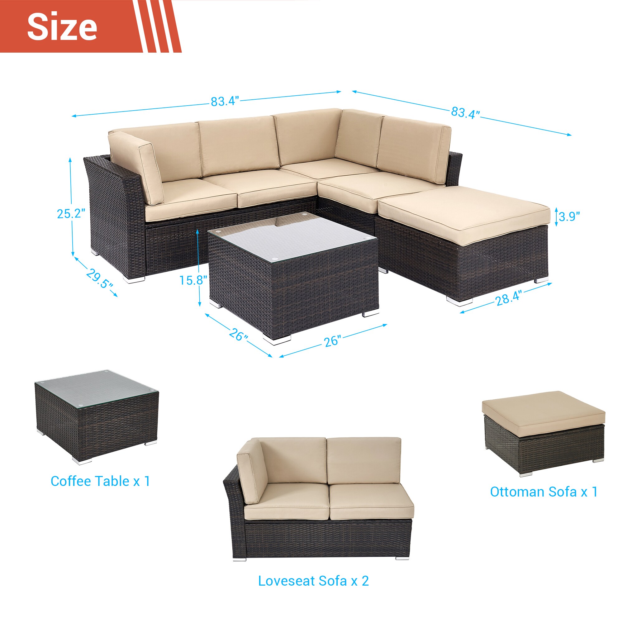 ACEGOSES LW-HSF200M Patio-Conversation-Sets - View #6