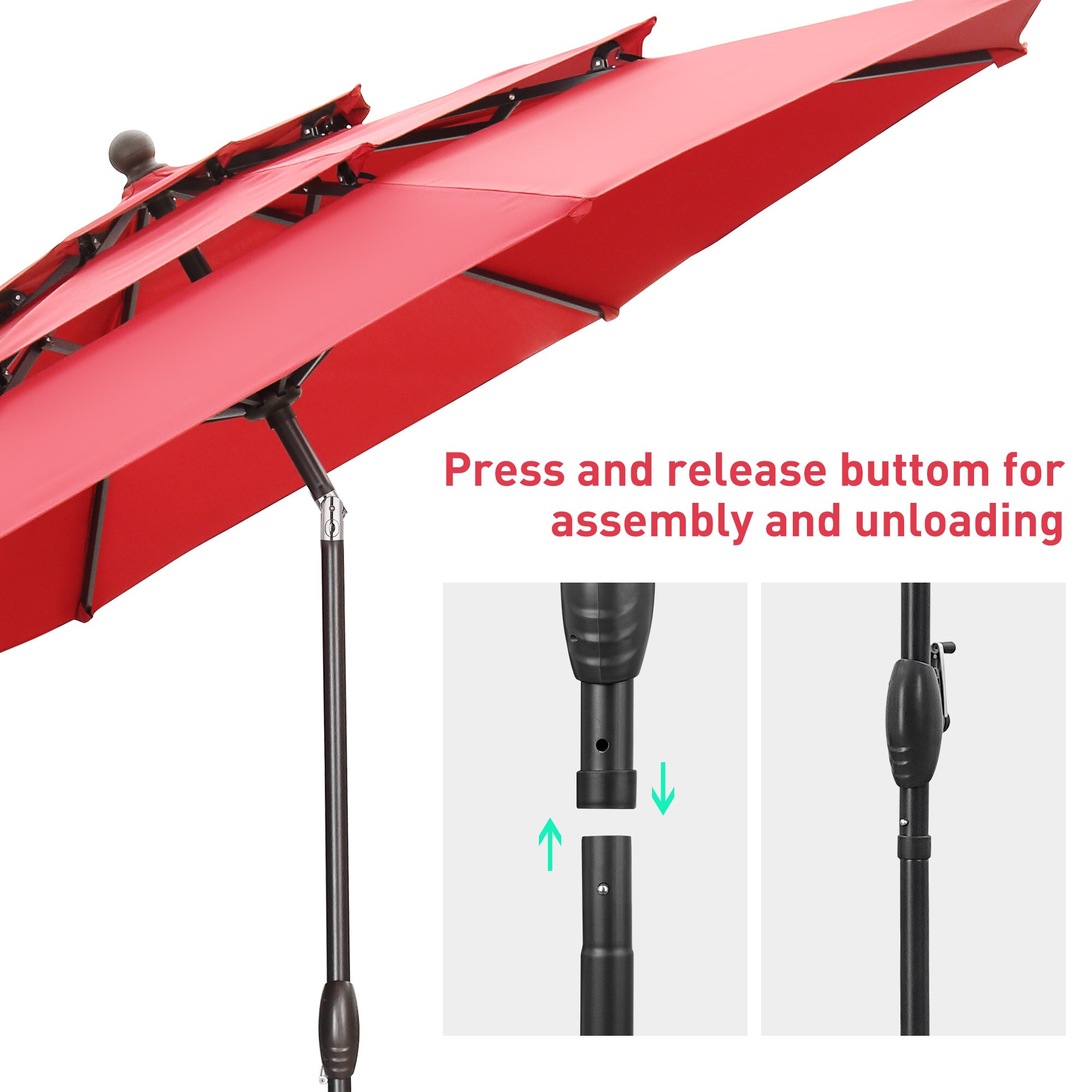 GDY 052MA-RD Umbrellas-2 - View #4