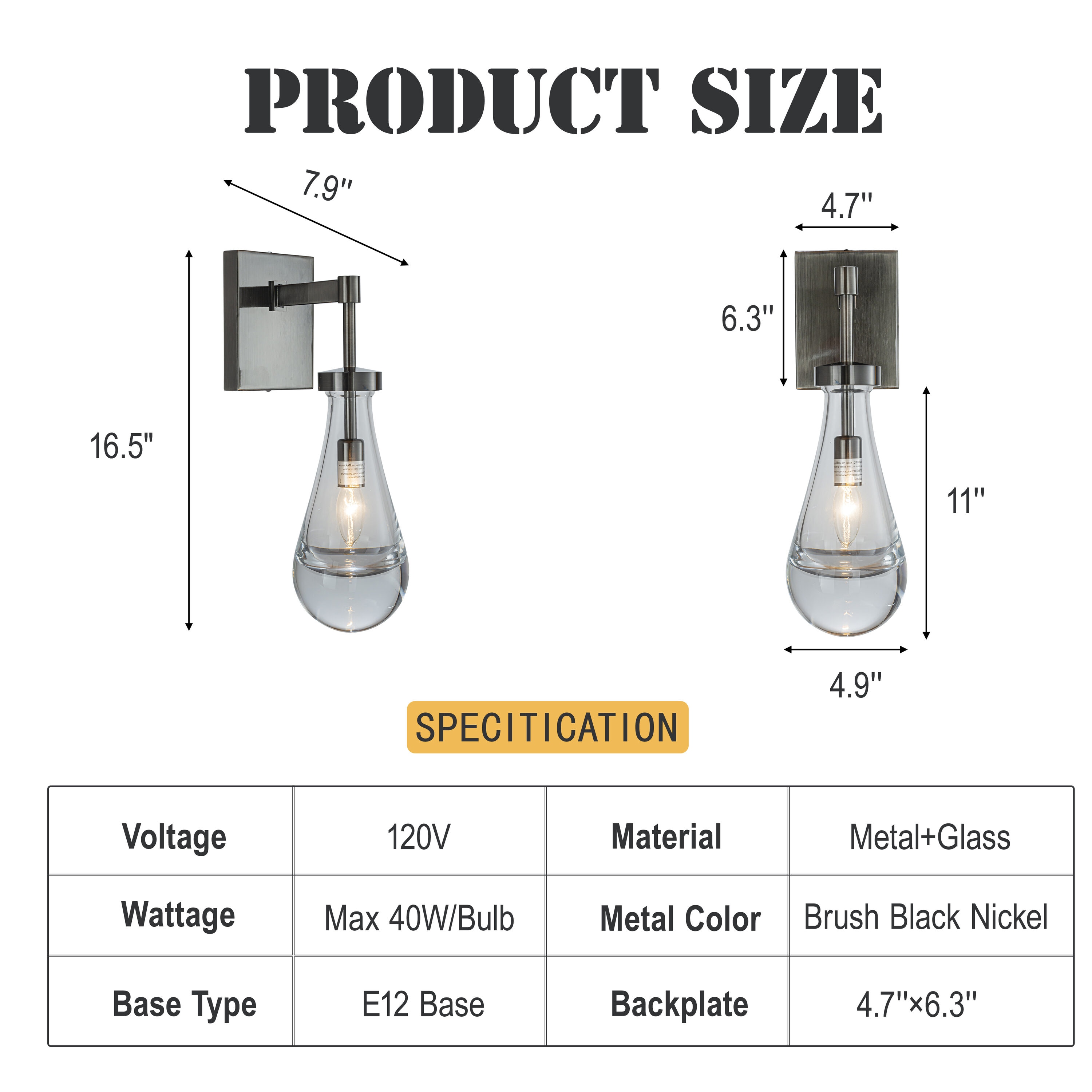 AloaDecor Lighting L7179W12BBN05A b089995 - View #3
