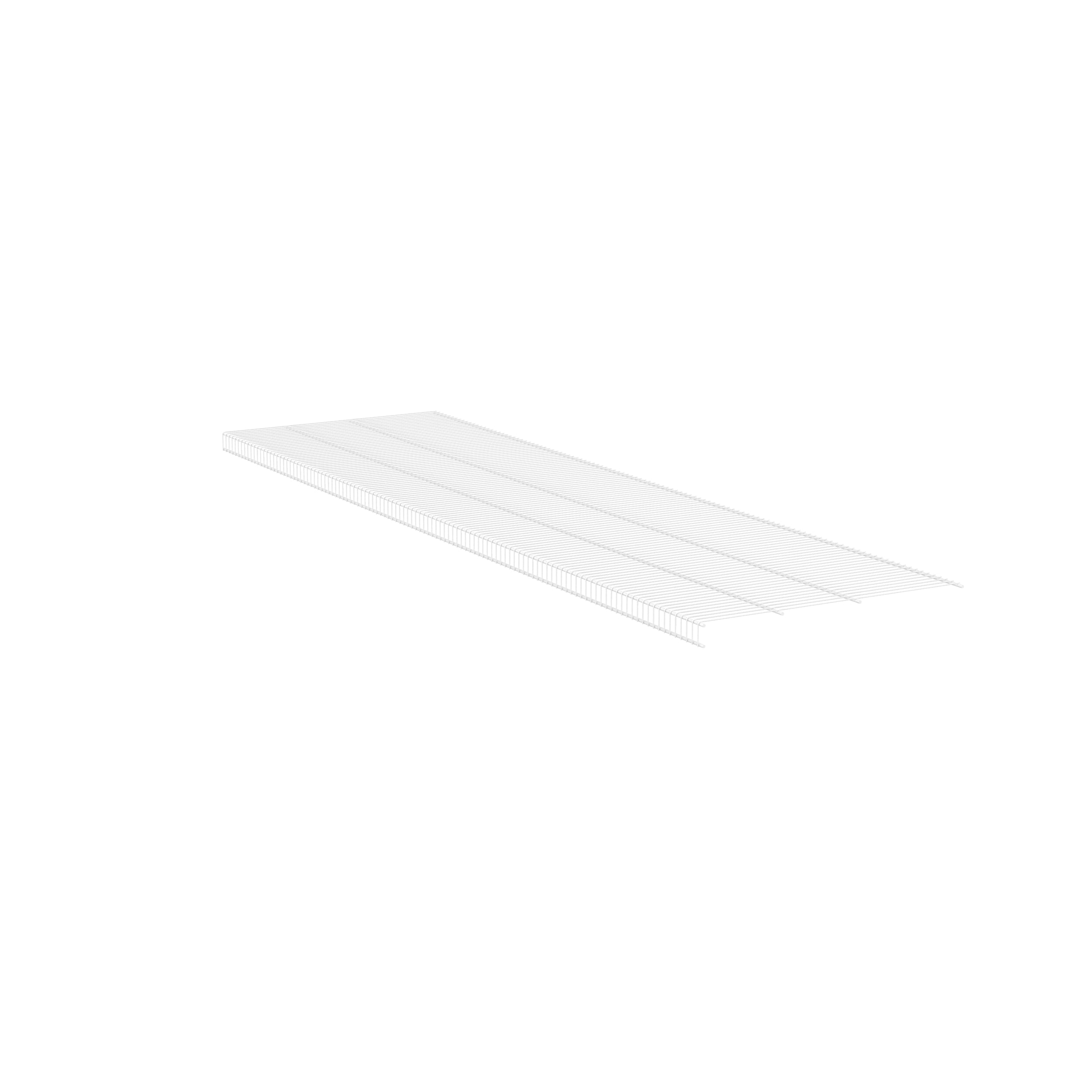Rubbermaid TightMesh 4-ft X 20-in White Universal Wire Shelf In The Wire  Closet Shelves Department At