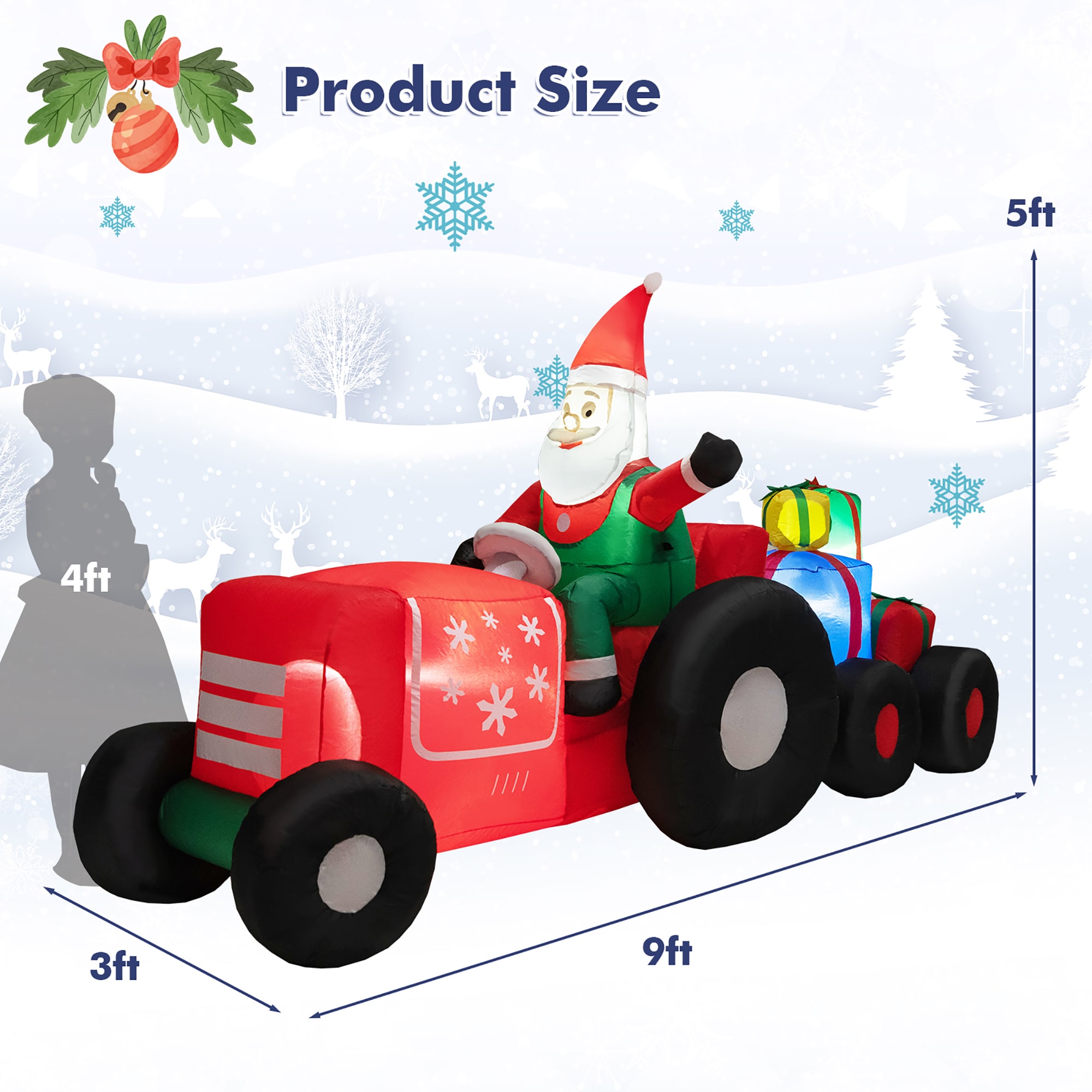 Costway LWS00694 Christmas-Inflatables - View #2