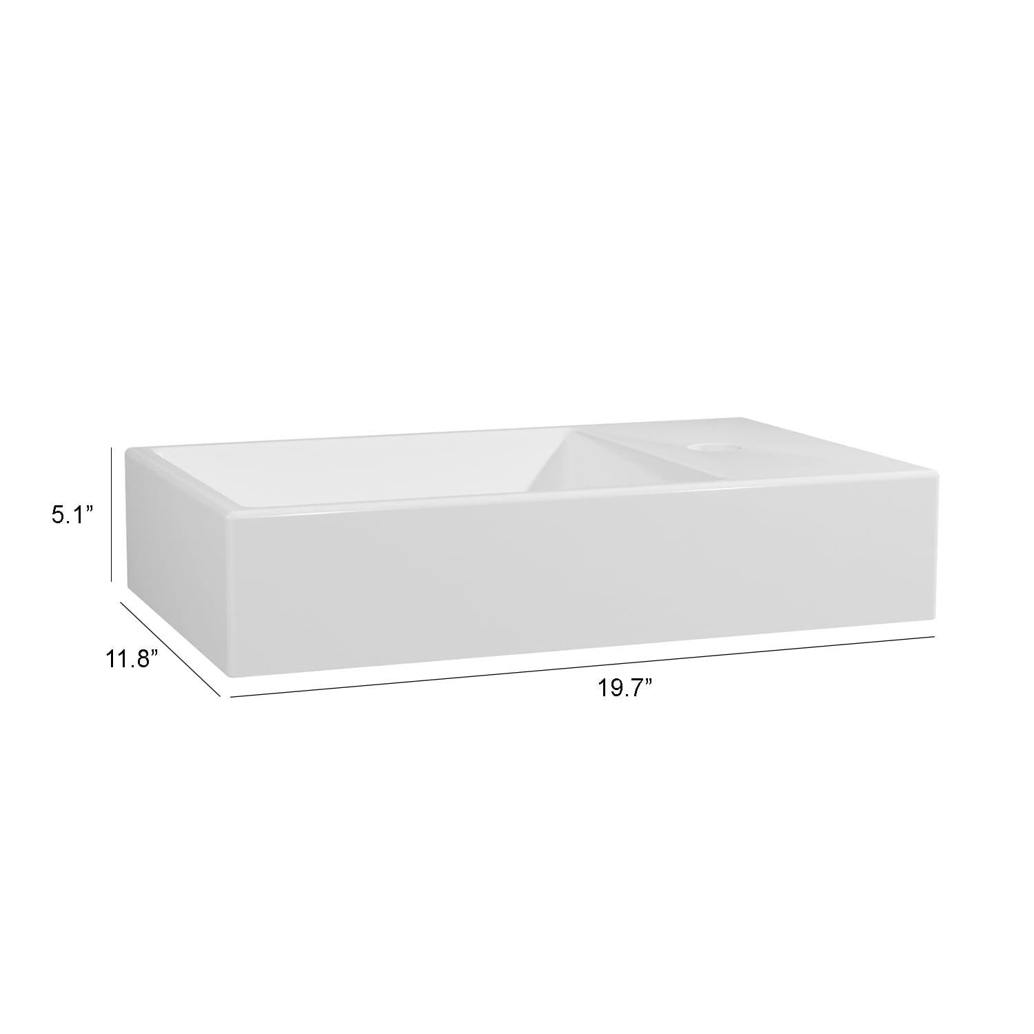 WS Bath Collections HOX WSBC 50C Bath-Sink - View #6