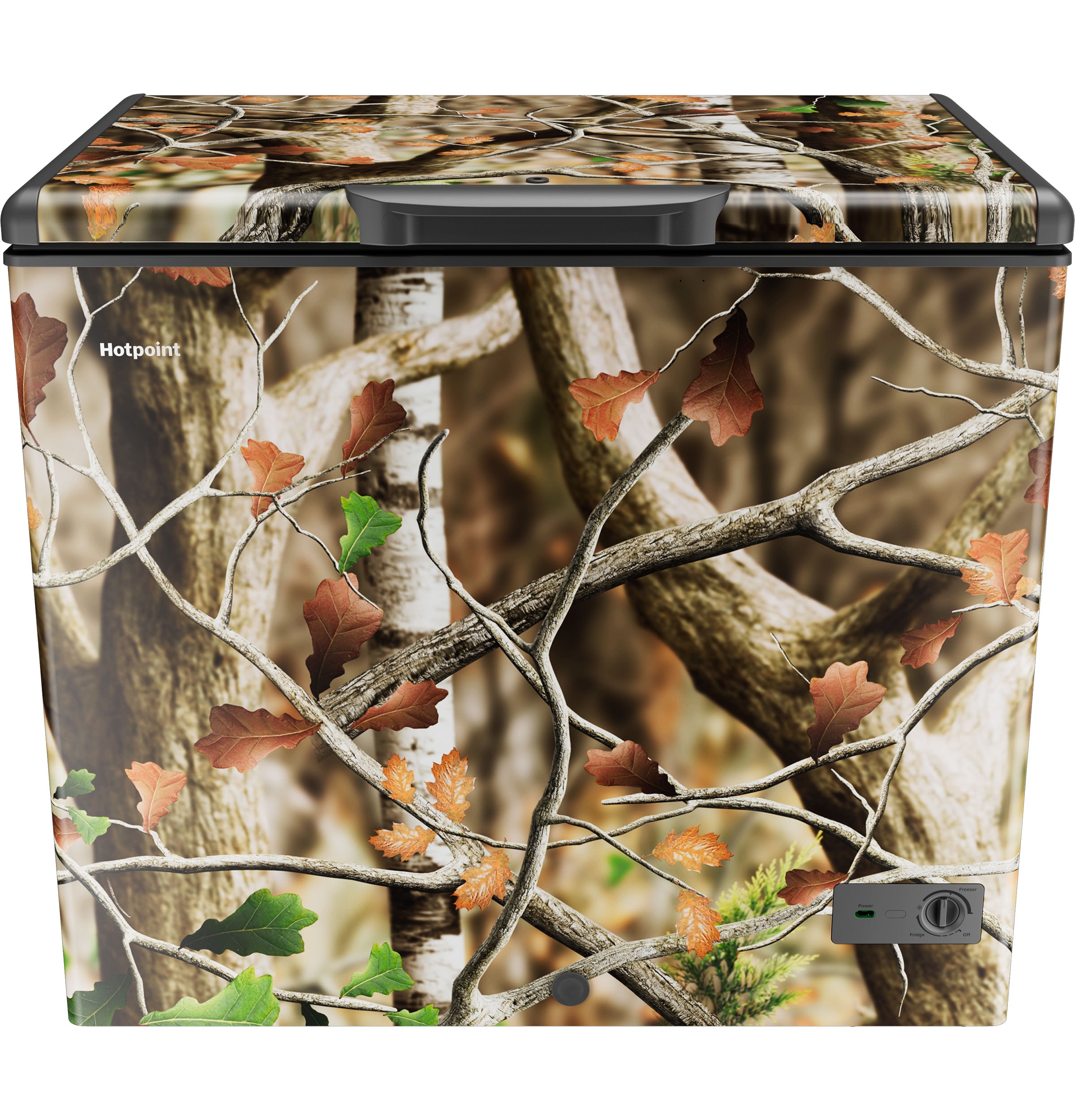 Hotpoint HCM9CWCD 8.8-cu ft Chest Freezer Convertible to Refrigerator ( Camoflauge )