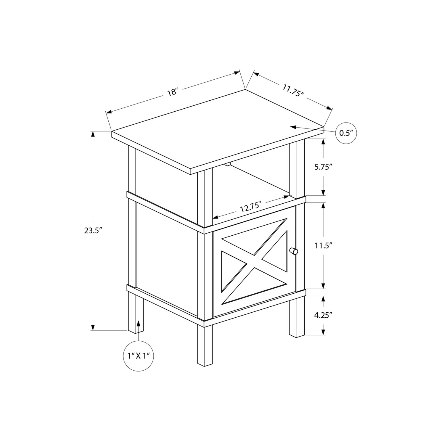 SunJet 43TH46QHBC4Q End-Tables - View #5