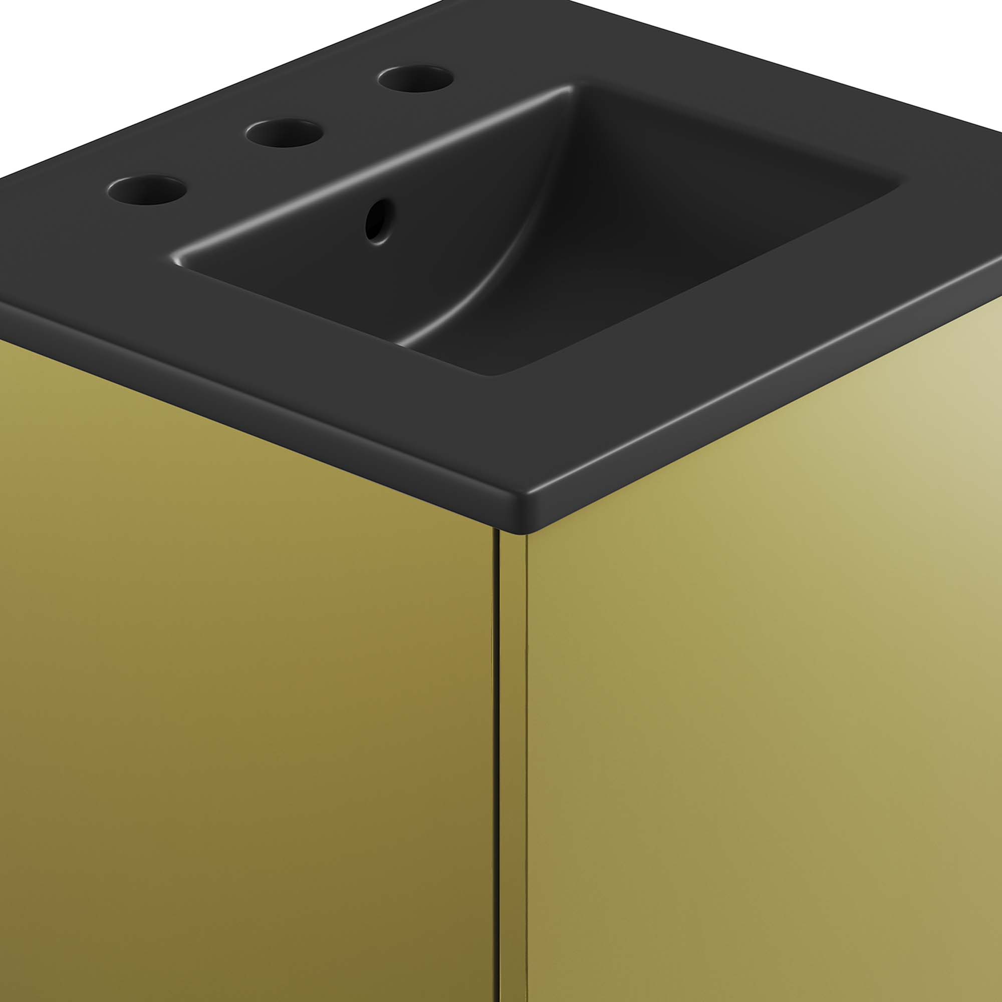 Modway EEI-6424-BLK-GLD Bath-Vanity-Combo - View #4