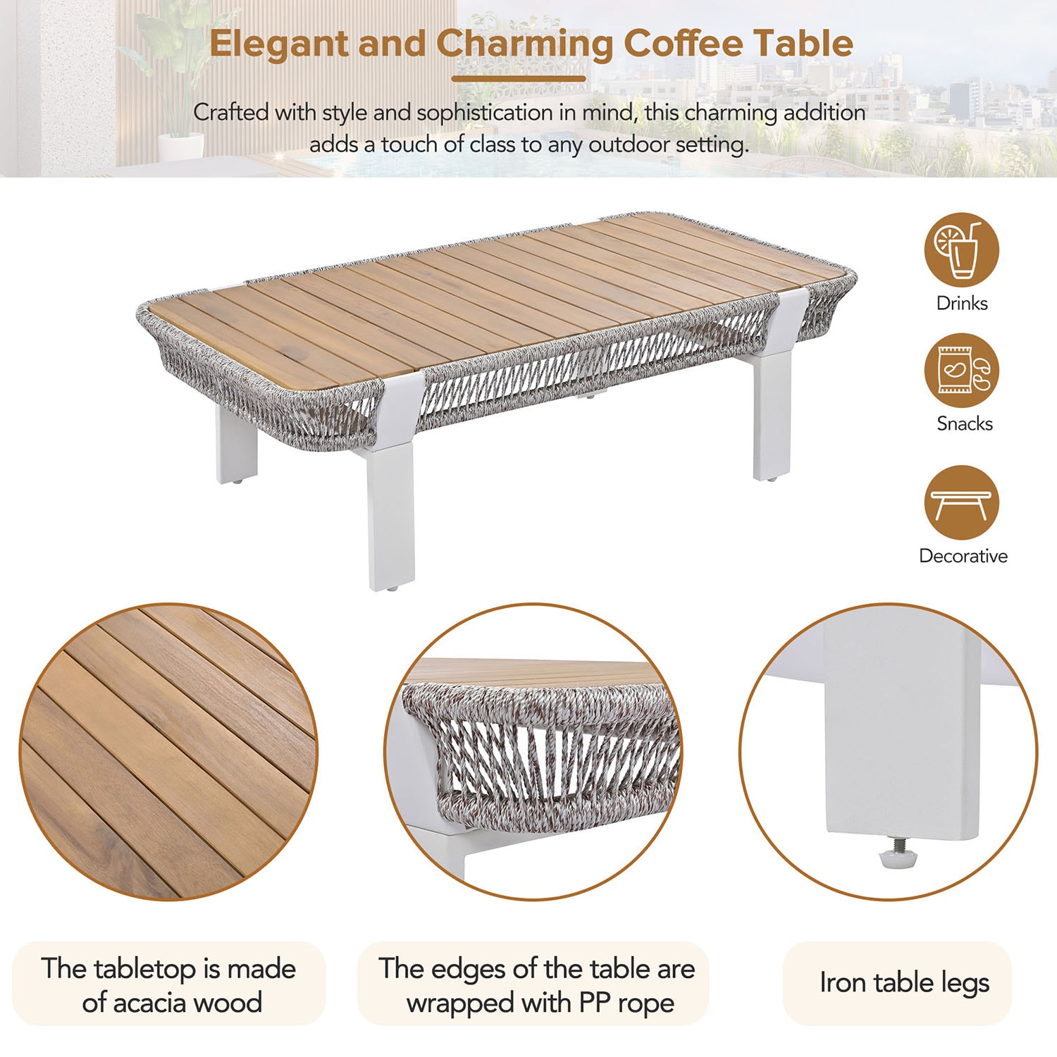 Mondawe MO-TR010TD Patio-Conversation-Sets - View #5