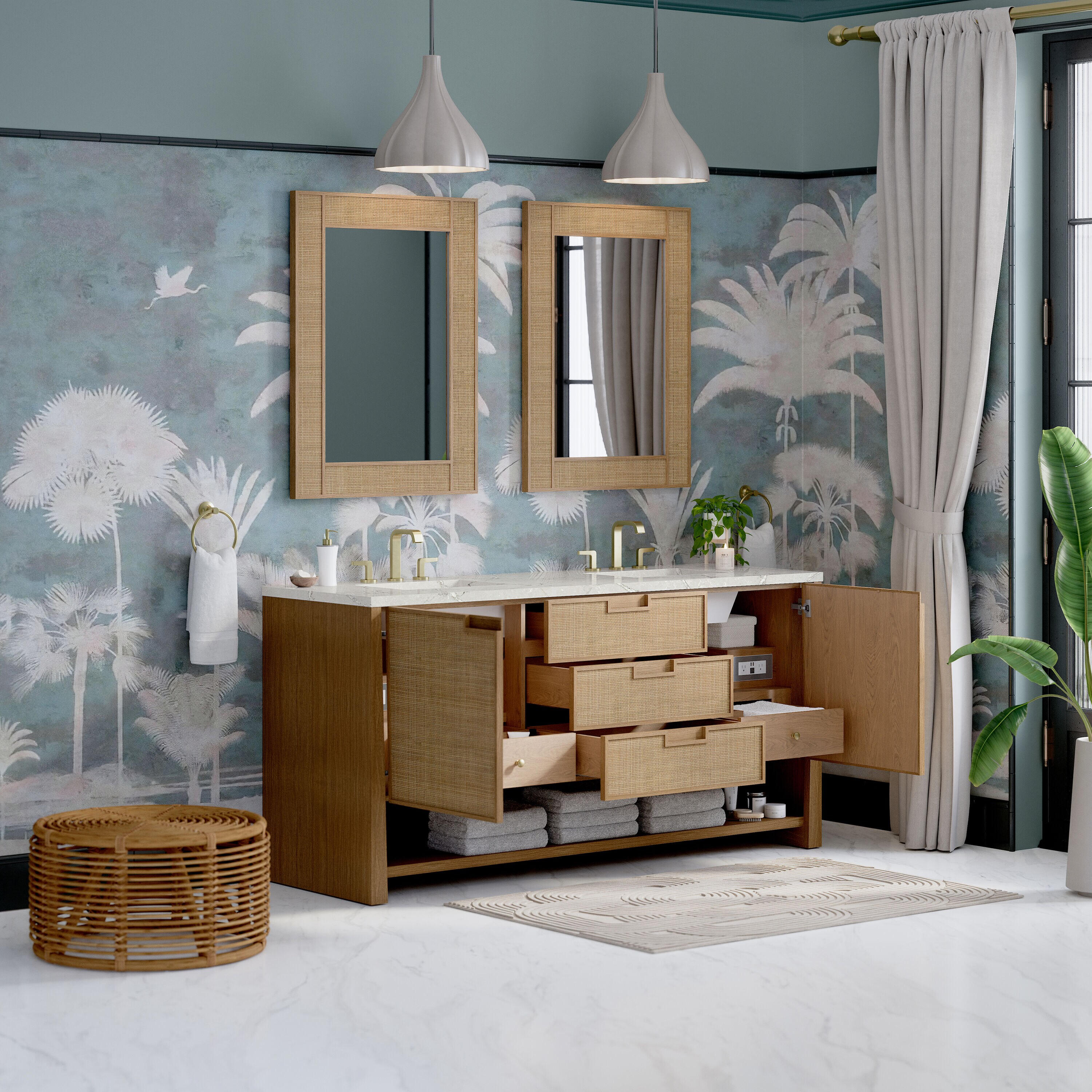James Martin Vanities D225-V72-SSO-3VSL Bath-Vanity-Combo - View #5