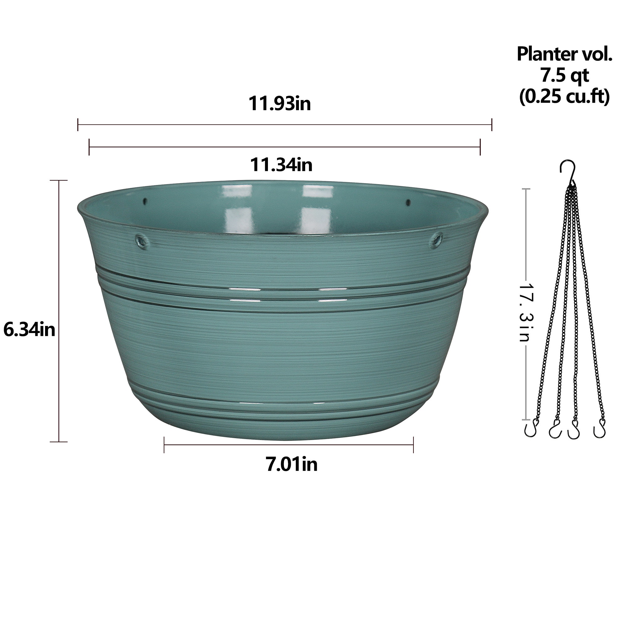Style Selections PLG4912BAG Planter-Window-Box - View #4
