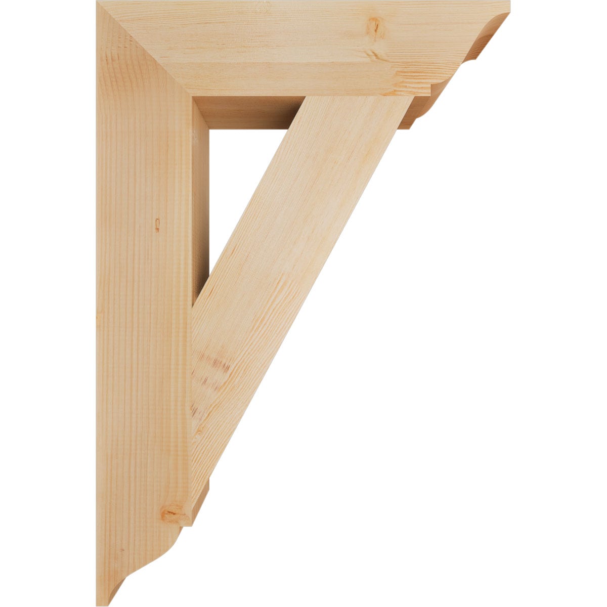 Ekena Millwork BKT06X26X38TRA01SDF Exterior-Brackets-Braces - View #3