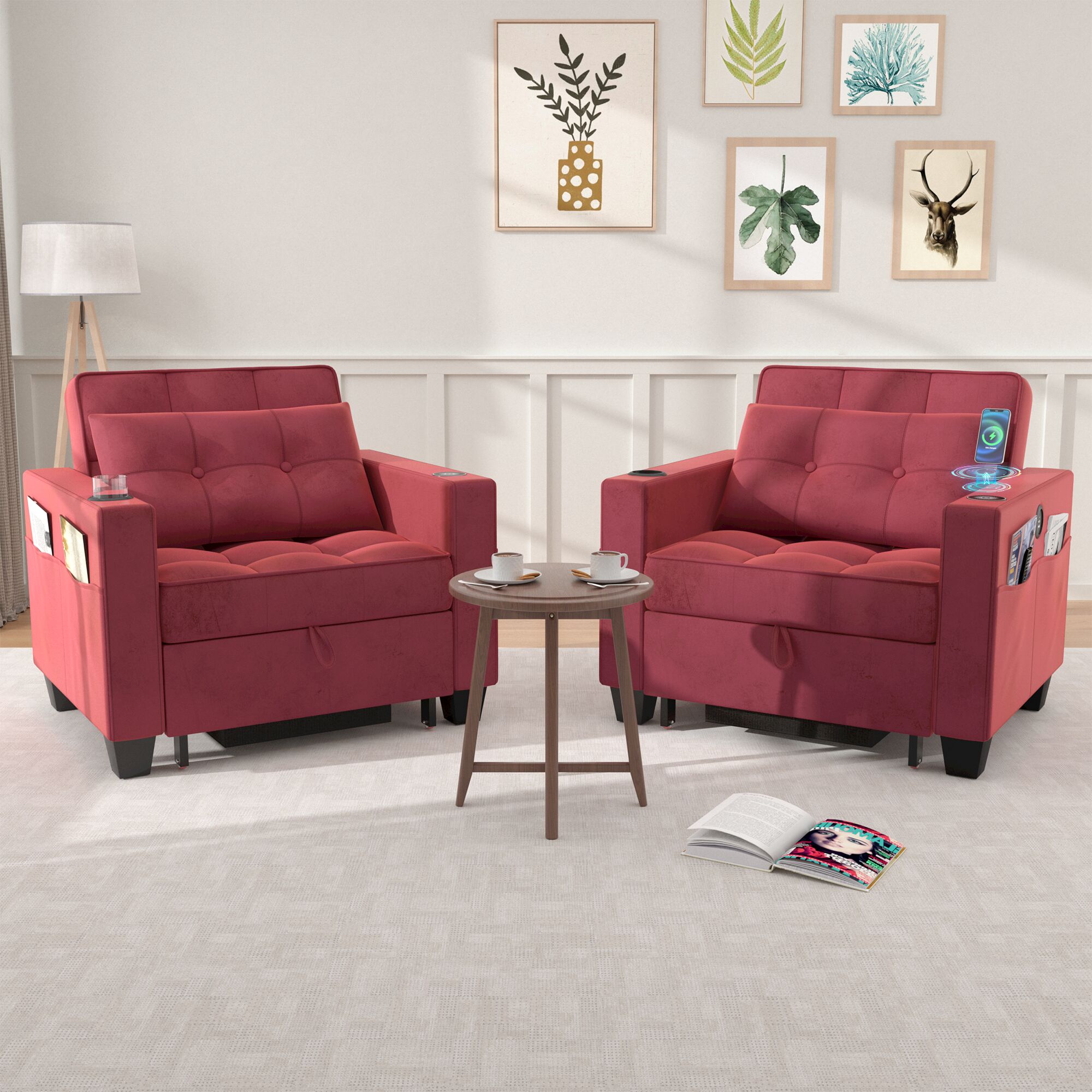 Pocassy GREATANTS-019BY-AB Sofas-Loveseats - View #11