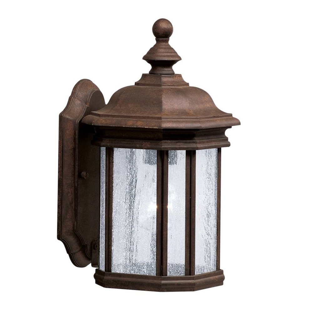 Kichler Kirkwood Tannery Bronze Traditional Clear Glass Lantern Pendant Light