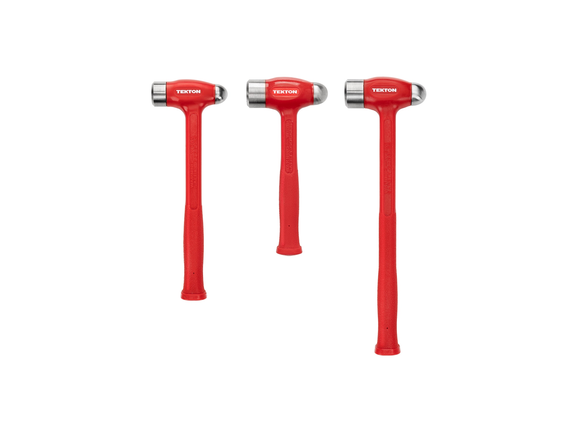 TEKTON HDB95002 50 -oz Polyurethane Head Plastic Handle Mechanic's Ball peen hammer set