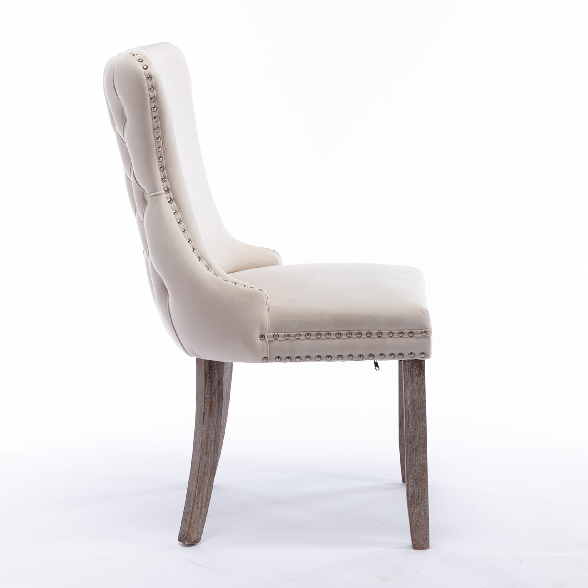 Studded upholstered dining chairs hot sale