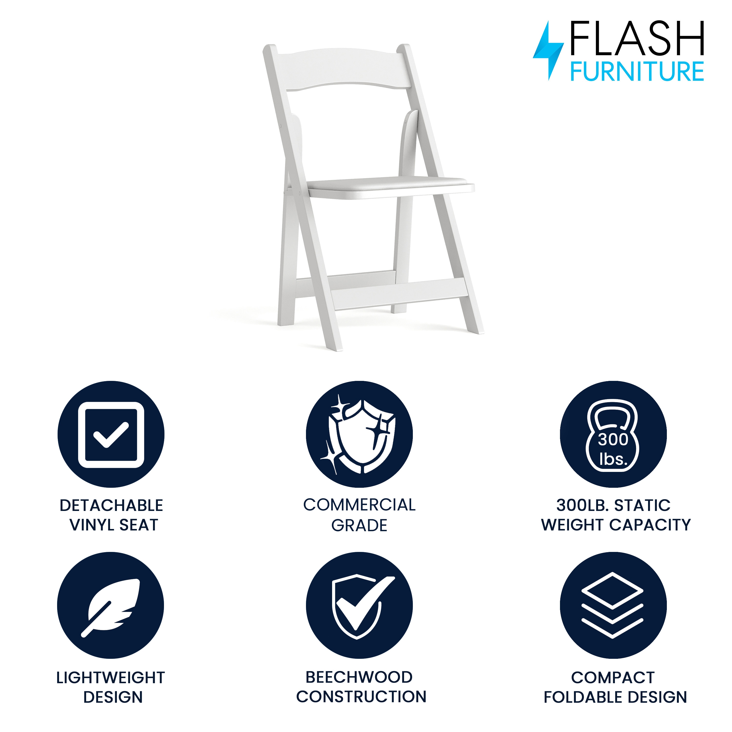 Flash Furniture 812581019728 Folding-Chairs - View #2