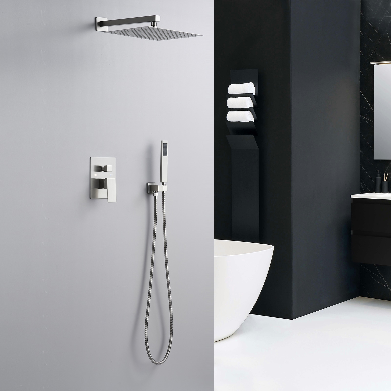 BYH B-SF001-BN Tub-Shower-Faucets - View #2