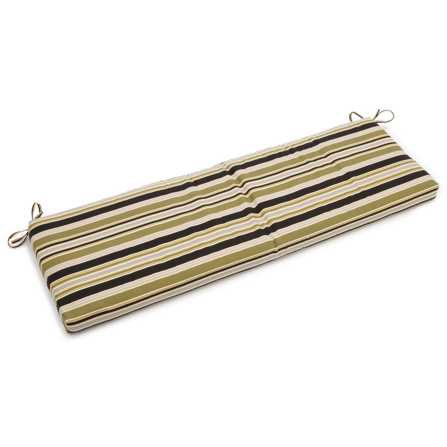 Blazing Needles 19-in x 60-in Eastbay Onyx Patio Bench Cushion at Lowes.com