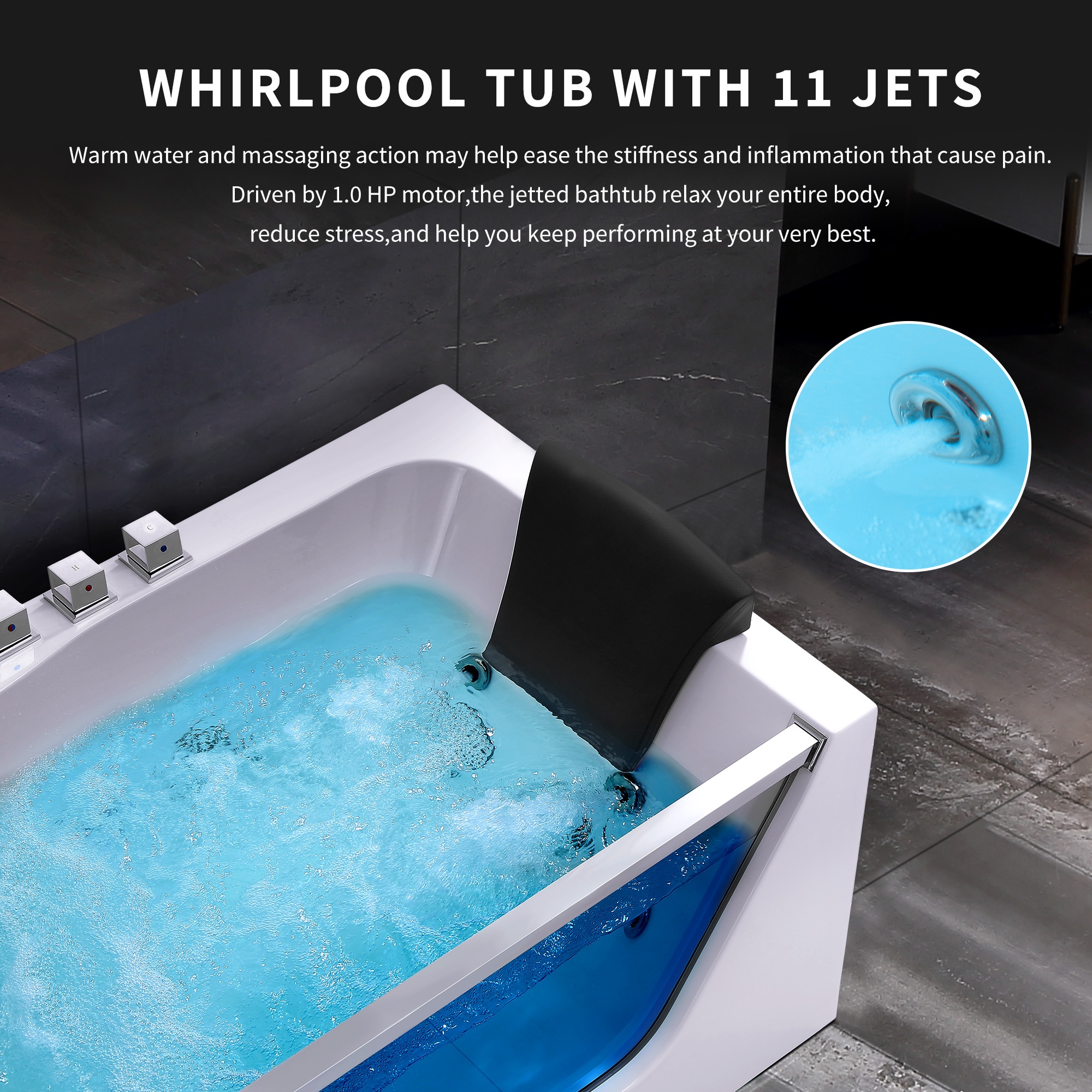 Empava EV-59JT408LED bathtubs - View #5