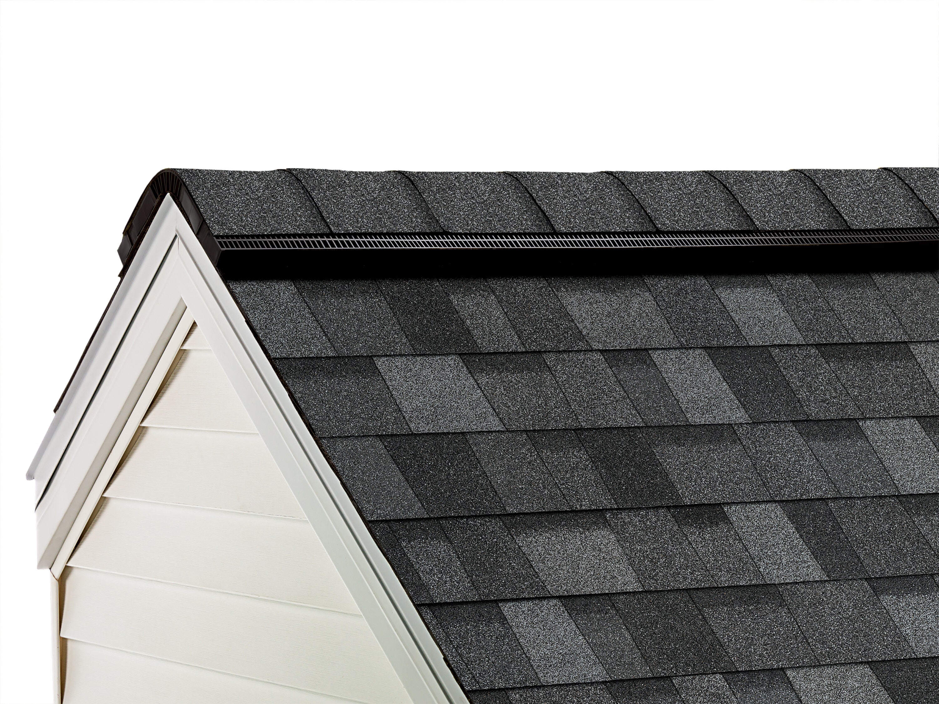 Owens Corning 1307374 ProEdge Slatestone Gray Algae Resistant Hip Ridge Roof Shingles ( 33-lin ft per Bundle )