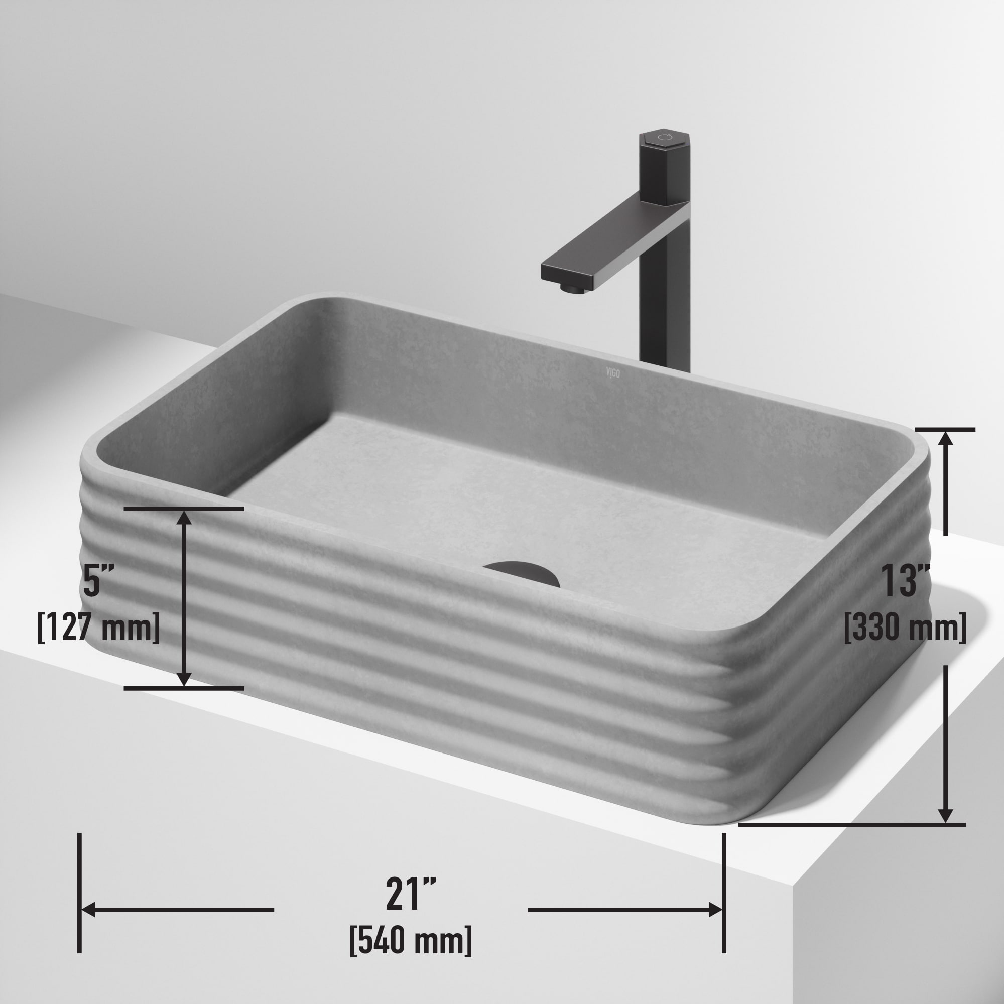 VIGO VGT2100 Bath-Sink - View #10