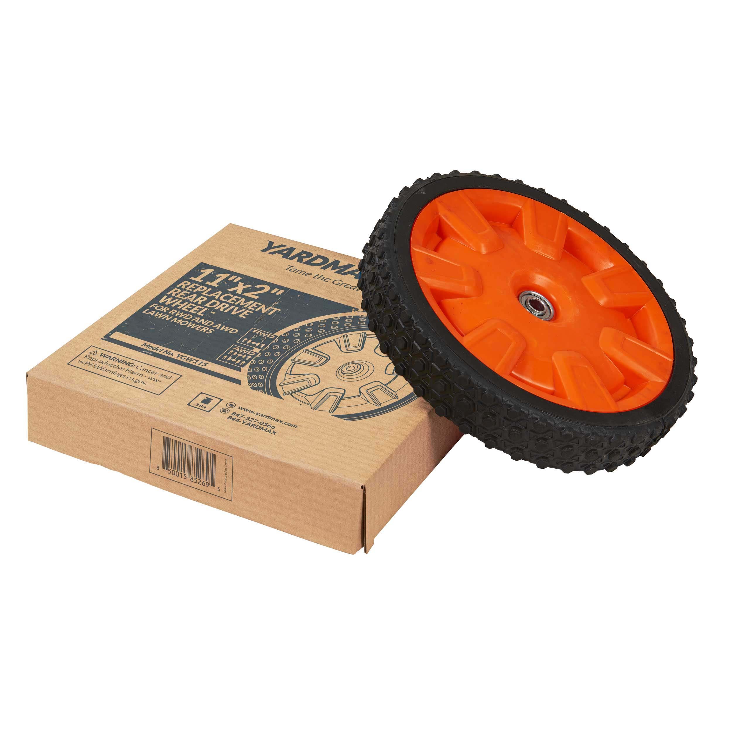 Lawn mower rear online wheel replacement