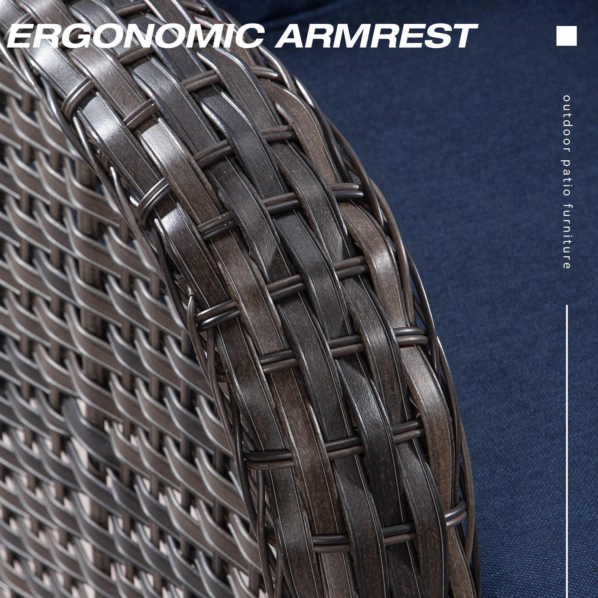 Gardenbee M01M74-BLU Patio-Conversation-Sets - View #3