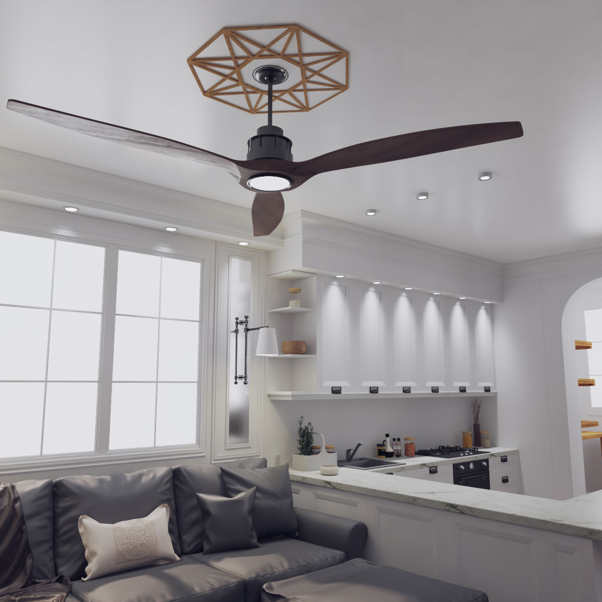 Ekena Millwork CM16PL2-03500 Ceiling-Medallions - View #3