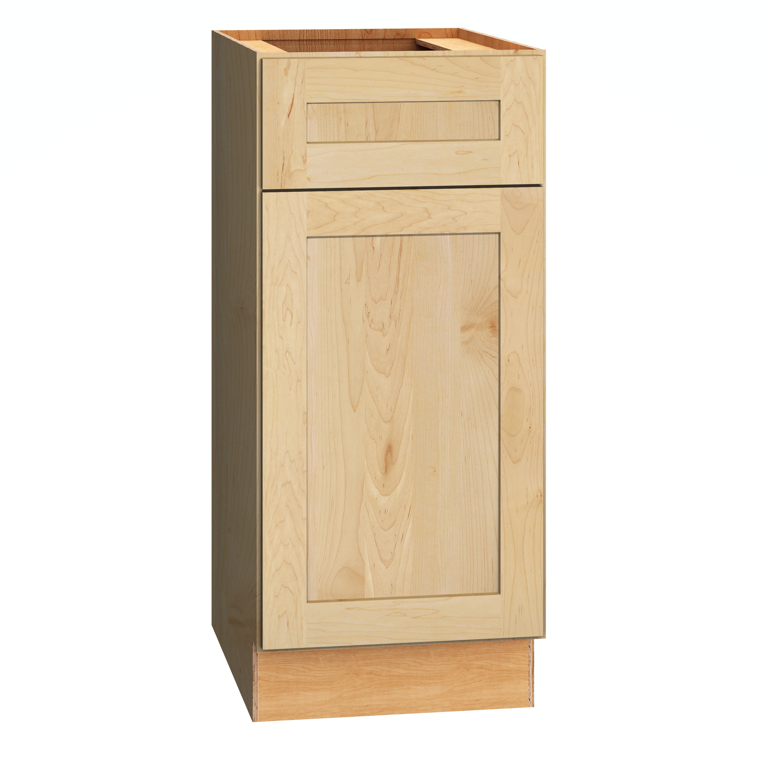 Diamond Express 62J-VB153421R Jamestown 15-in Natural Light Brown Bathroom Vanity Base Cabinet without Top