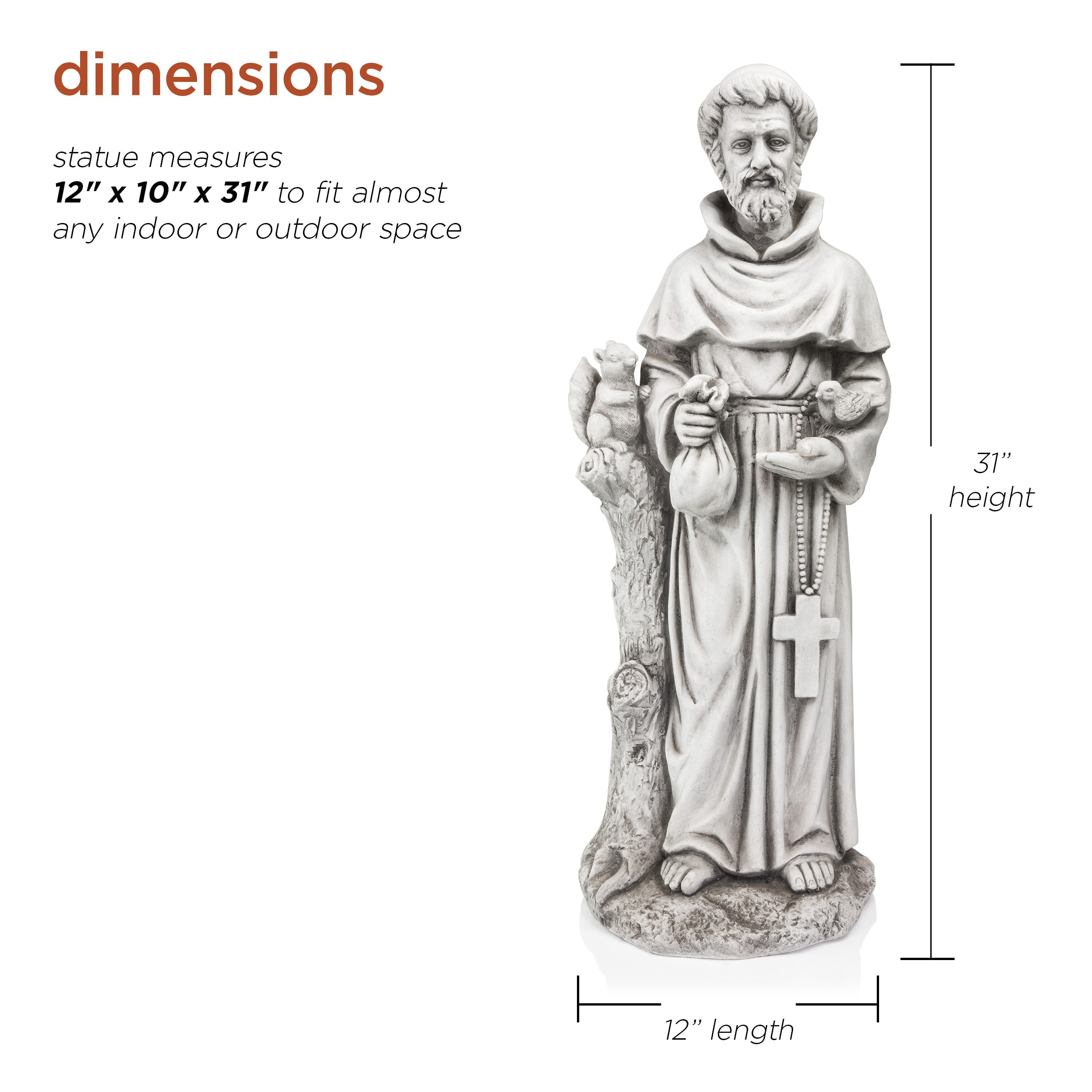 Alpine Corporation QFC102 Garden-Statue - View #3