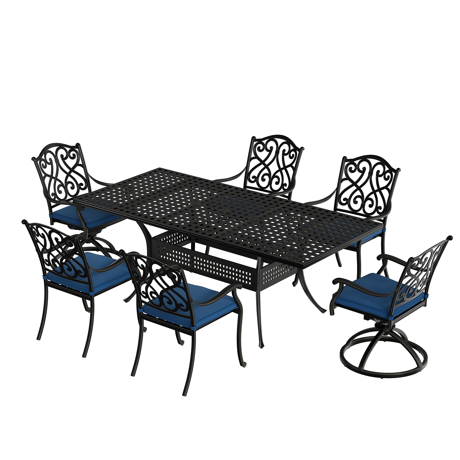 Mondawe MO-LDS80DZY-BU Patio-Dining-Sets - View #4