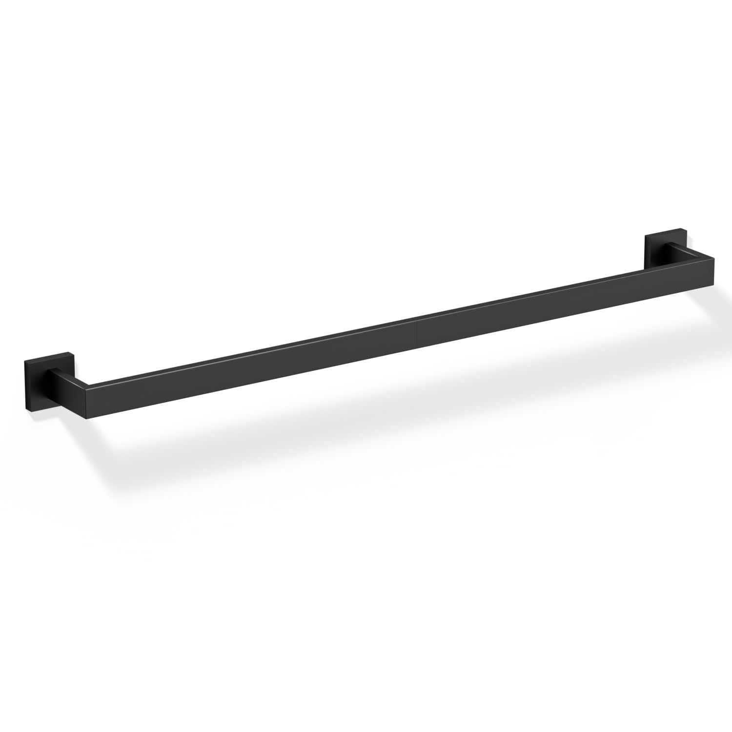 Lovav Matte Black 30 Inch Bathroom Towel Bar SUS304 Stainless Steel Wall Mounted Holder Matte Black with Mounting Hardware Total Length 31.6 Inc