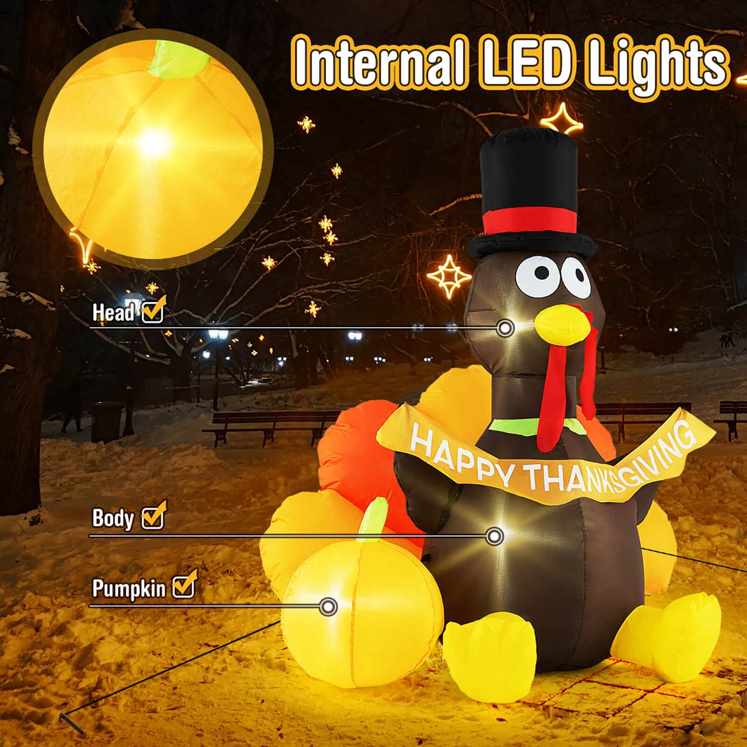 Costway CSHY002970 Christmas-Inflatables - View #5