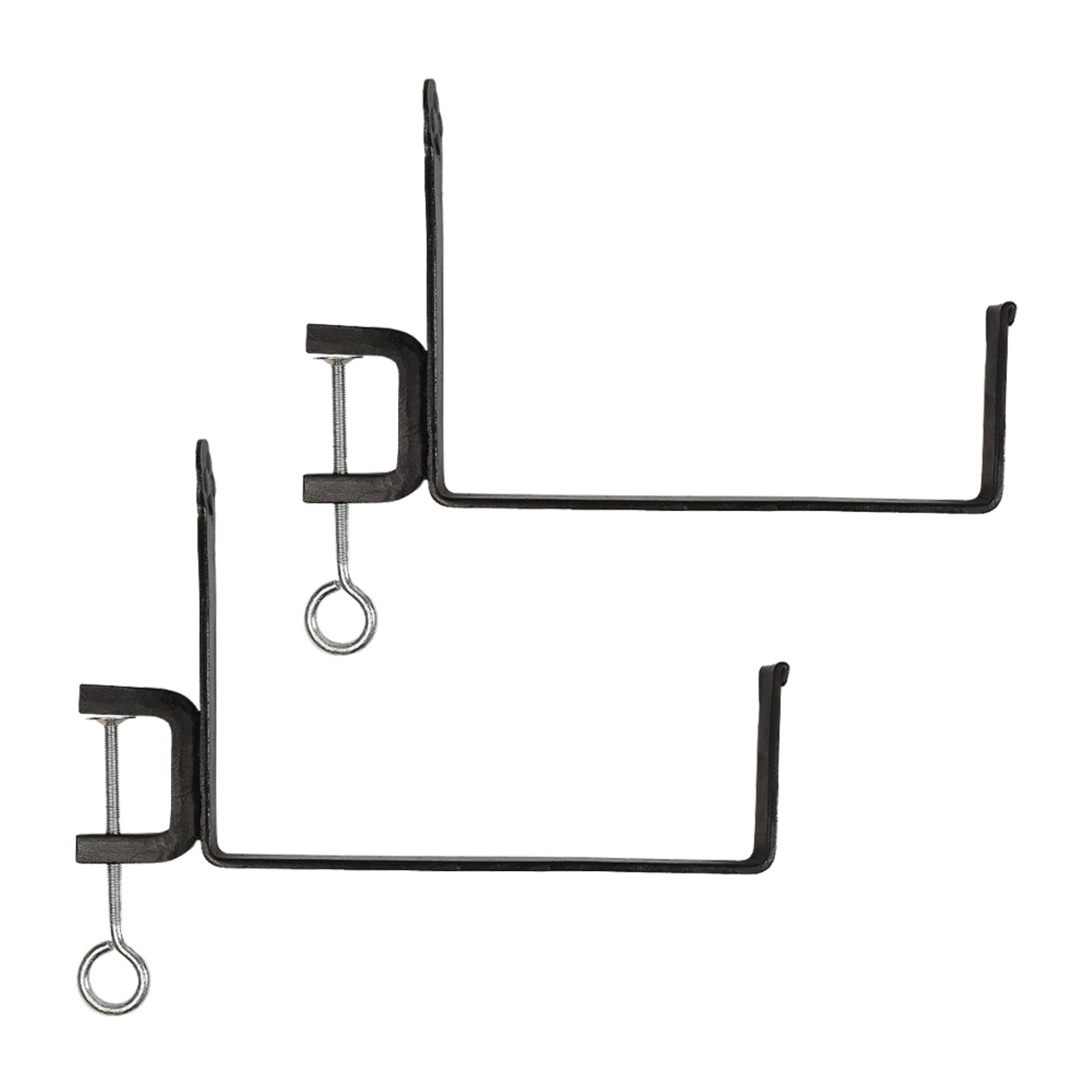 ACHLA Designs 101-1006 1-in x 8-in x 14-in Black Metal Standard bracket