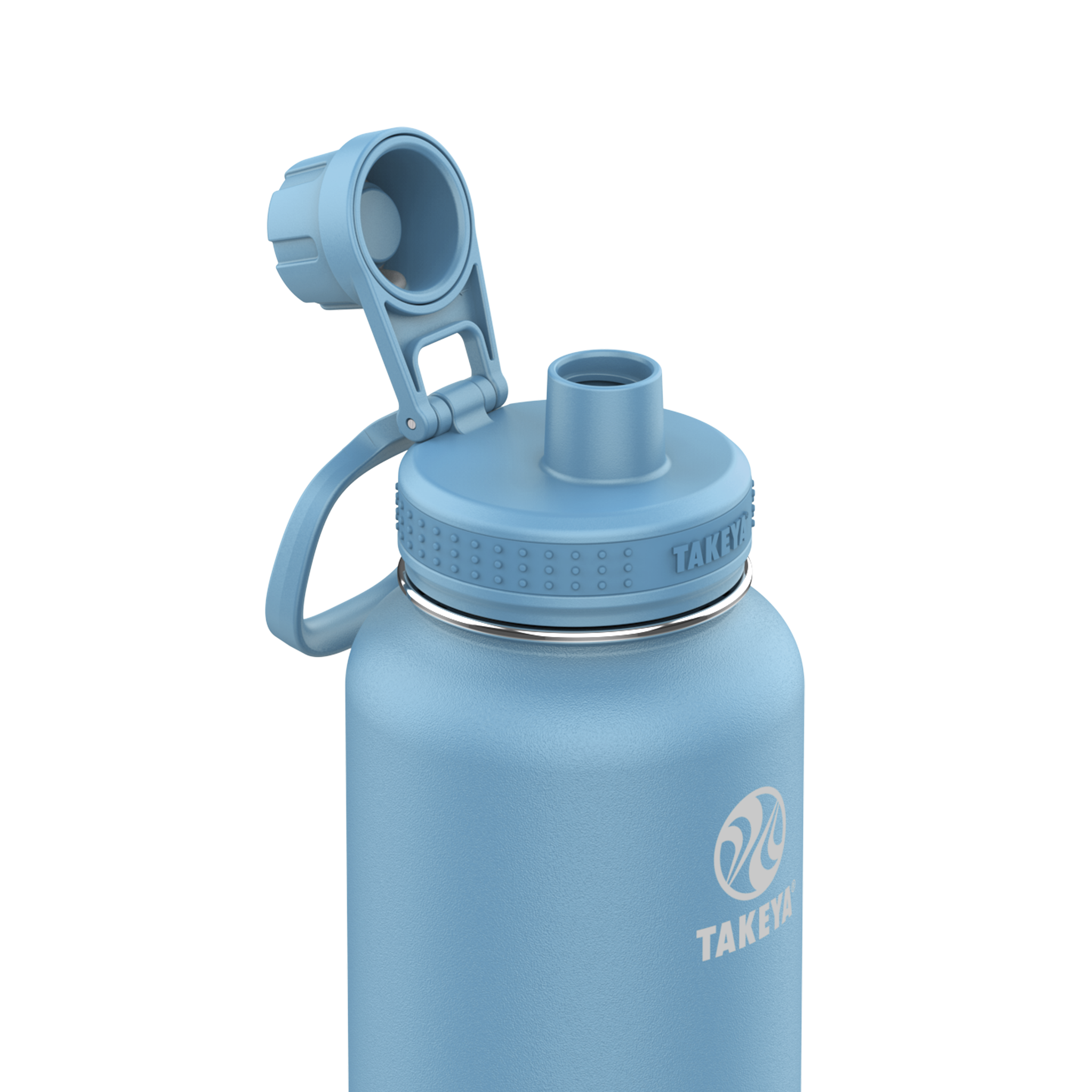 32oz Light Blue Insulated Steel Water Bottle - A&E Trophy