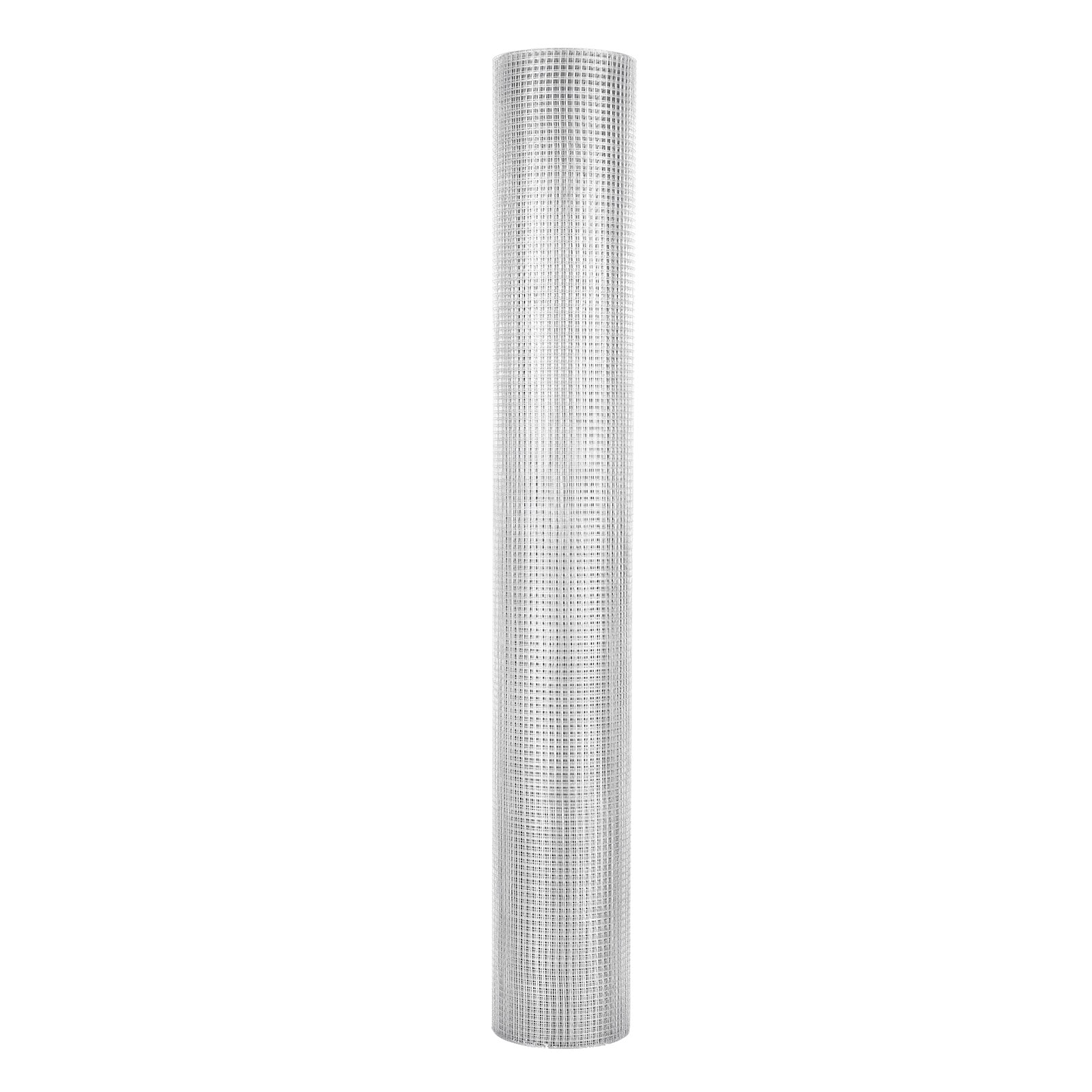VEVOR Hardware Cloth 1/2 inch 72 inch x 100 ft 19 Gauge Chicken Wire Fence Hot-Dip Galvanized After Welding Metal Wire Mesh Roll Garden Plant Welded Fencing Roll Supports Poultry Netting Cage Fence