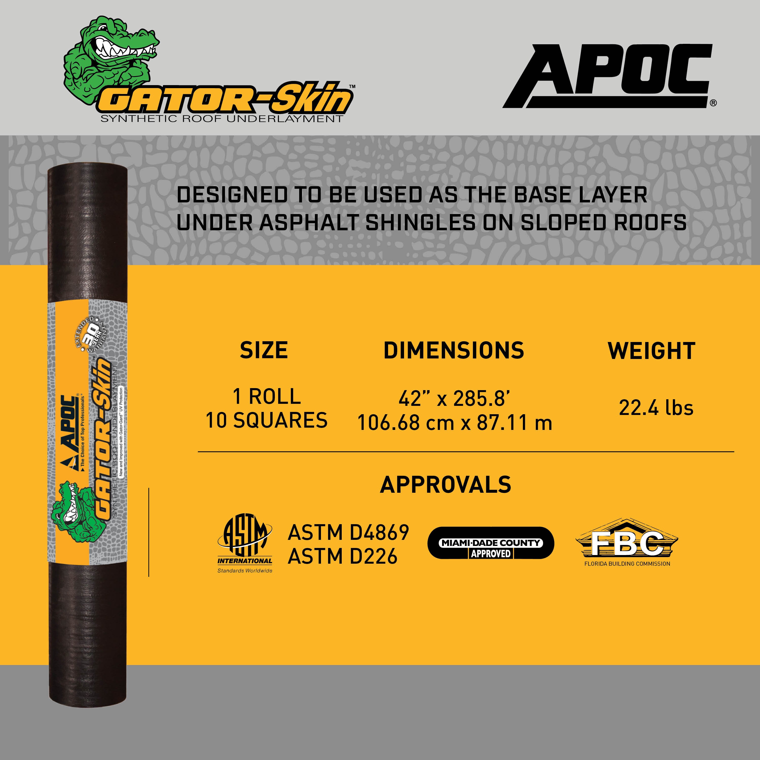 United Roofing FGSY100 Roofing-Underlayment - View #4