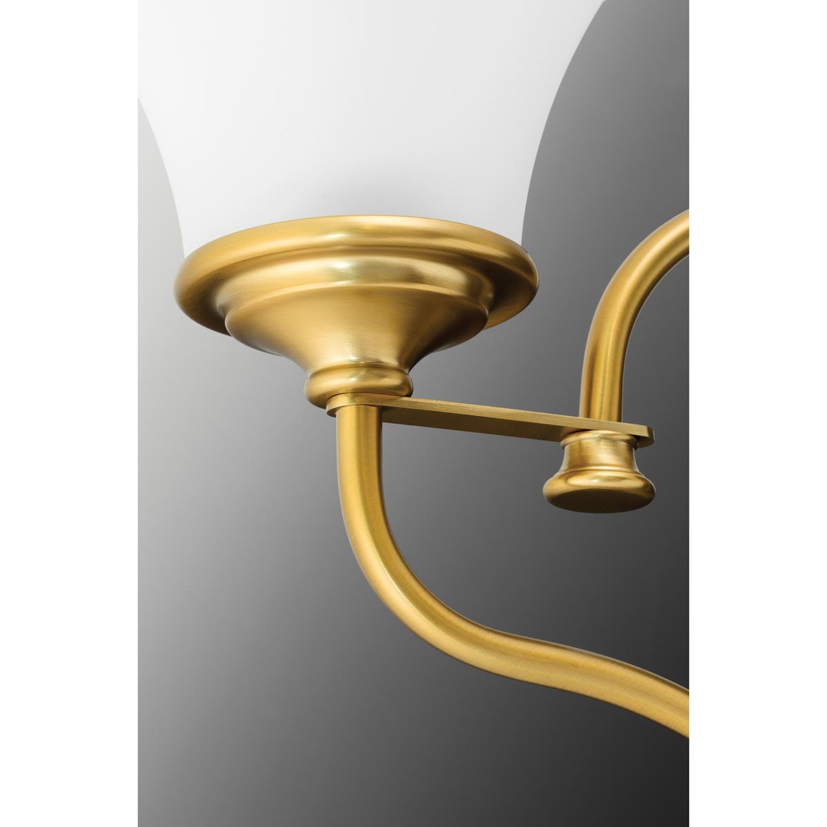 Progress Lighting Tinsley 3-Light Brushed Gold Traditional Chandelier
