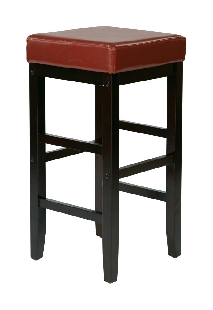 OSP Home Furnishings Red 30-in H Bar height Bar Stool in the Bar Stools