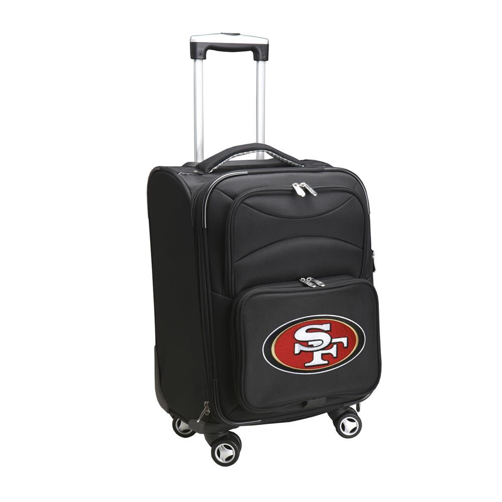 Mojo Licensing NFSFL202 NFL San Francisco 49ers 21.5 x 12 x 14 Black Ballistic Nylon Softshell Carry-on Bag (1-Bag)