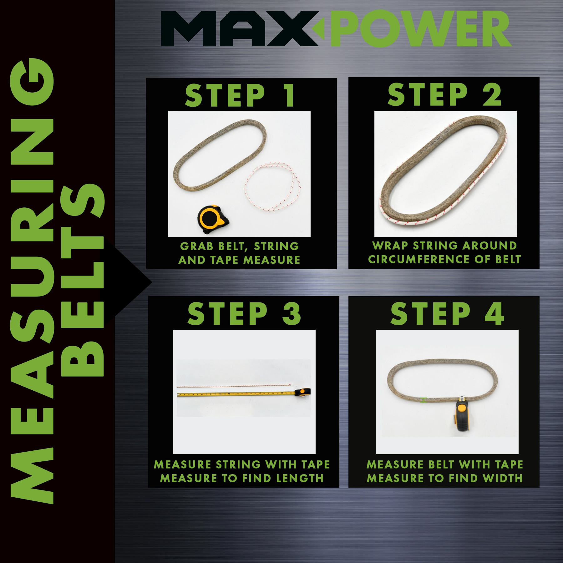 MaxPower 336353B Riding-Mower-Belts - View #2