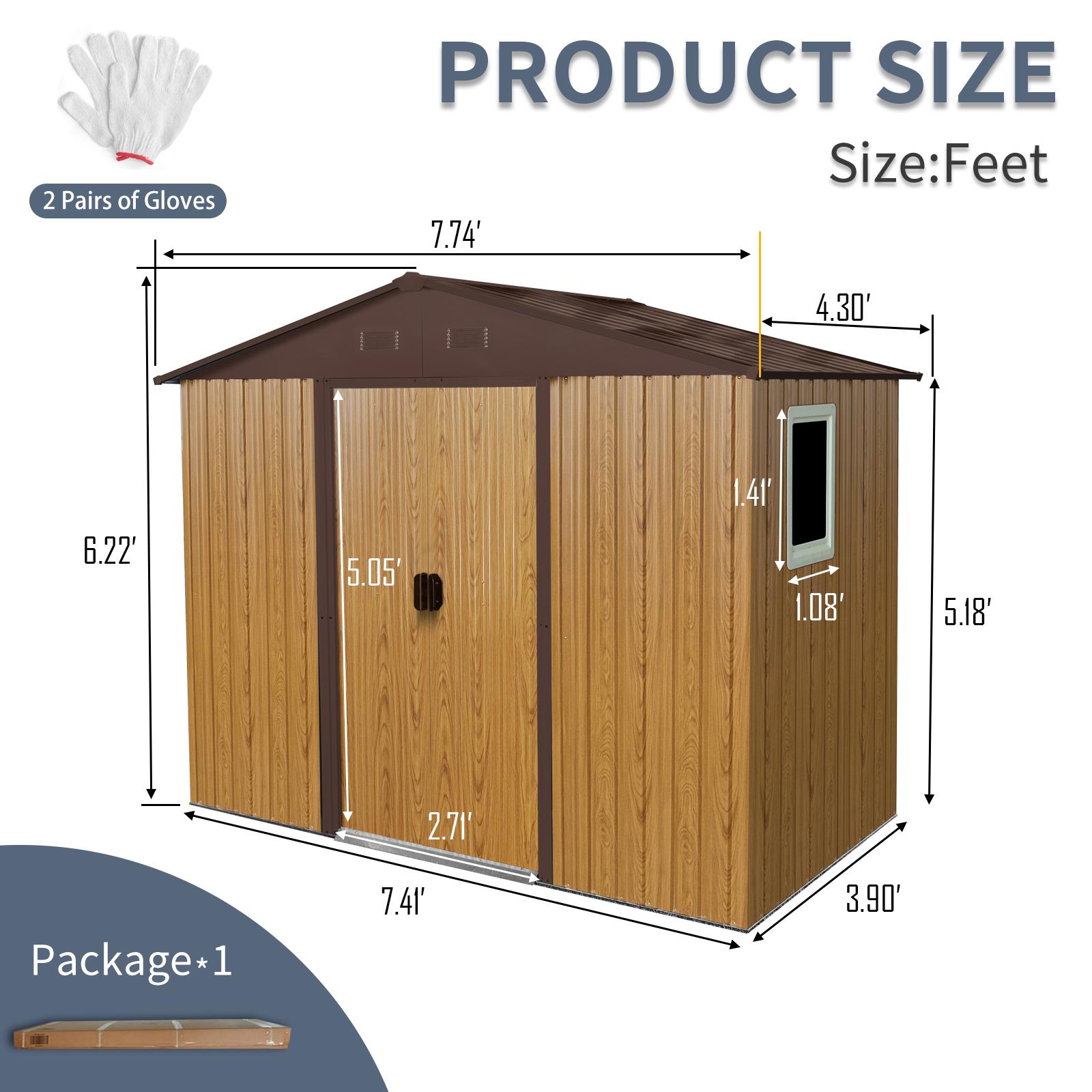 Bayfeve BF-85273-SD Metal-Storage-Buildings-Sheds - View #8