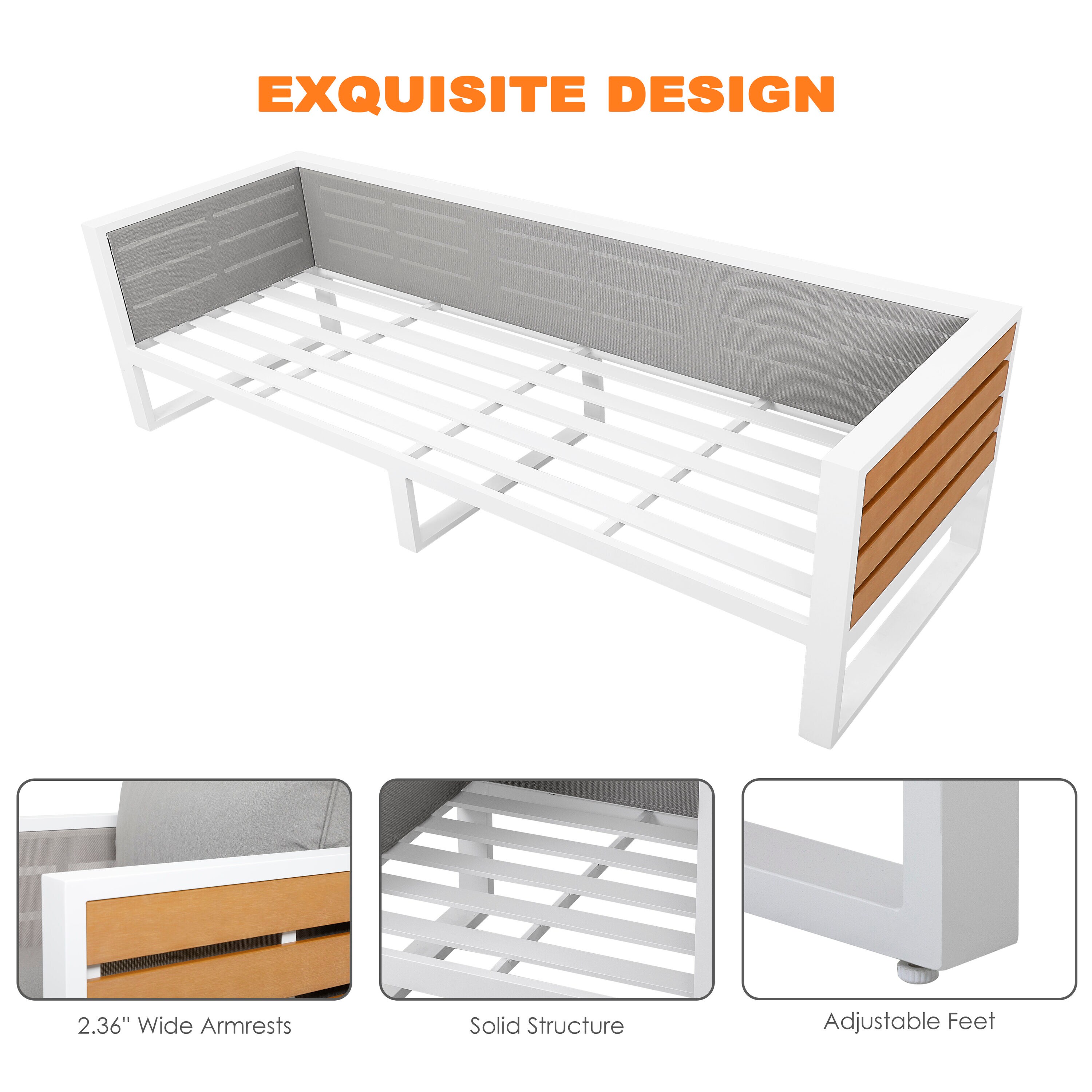 Nuu Garden ASS001-01 Patio-Sofas-Daybeds - View #4