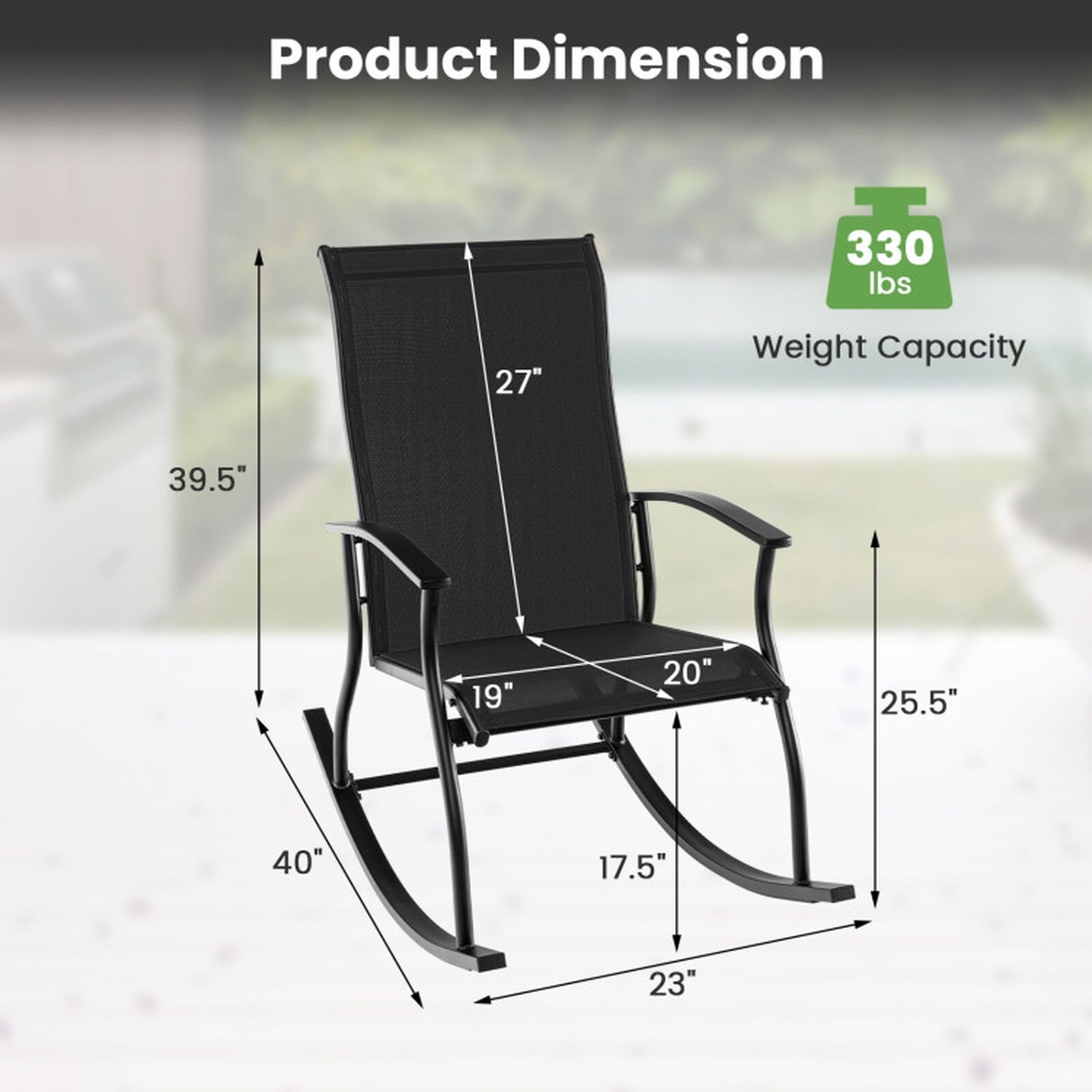 SUGIFT LW102SUGHY1452 Patio-Chairs - View #3
