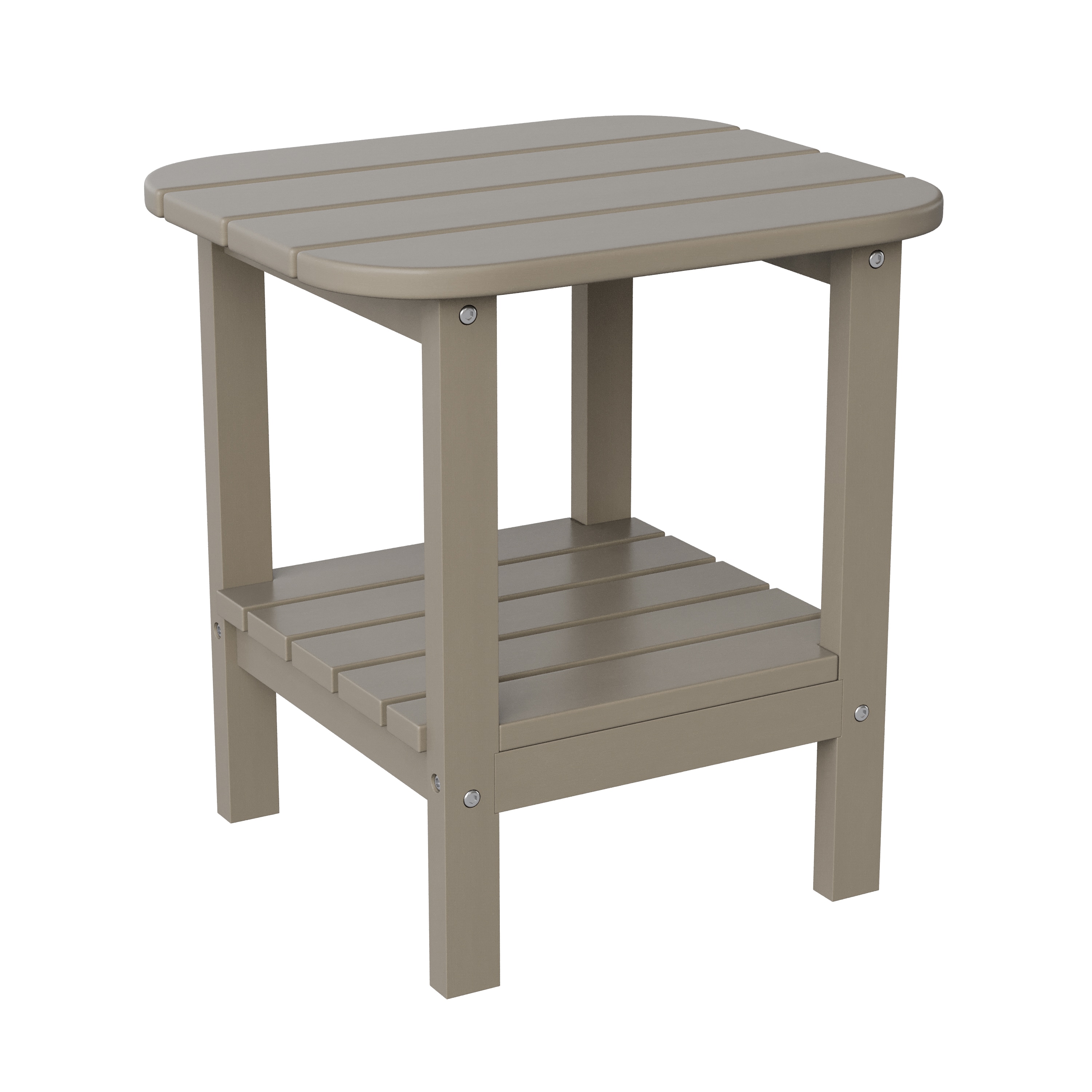 Taylor & Logan 196861084270 Nellis Rectangle Outdoor End Table 14.5-in W x 17-in L