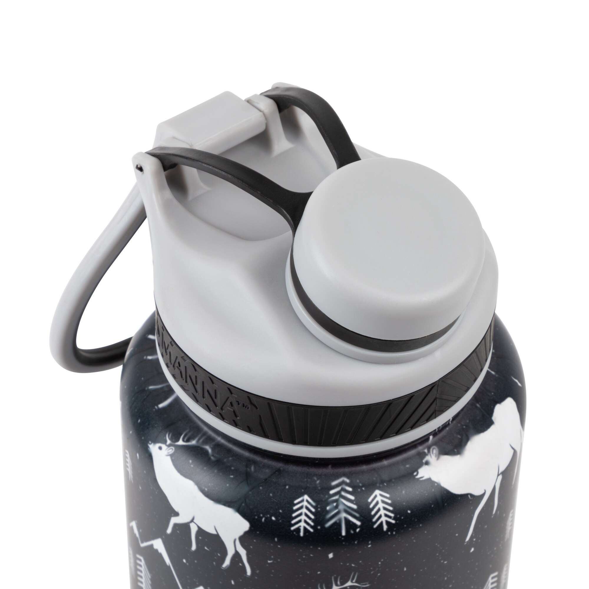 Manna Ranger Pro 40 oz. Stainless and Navy Stainless Steel Vacuum